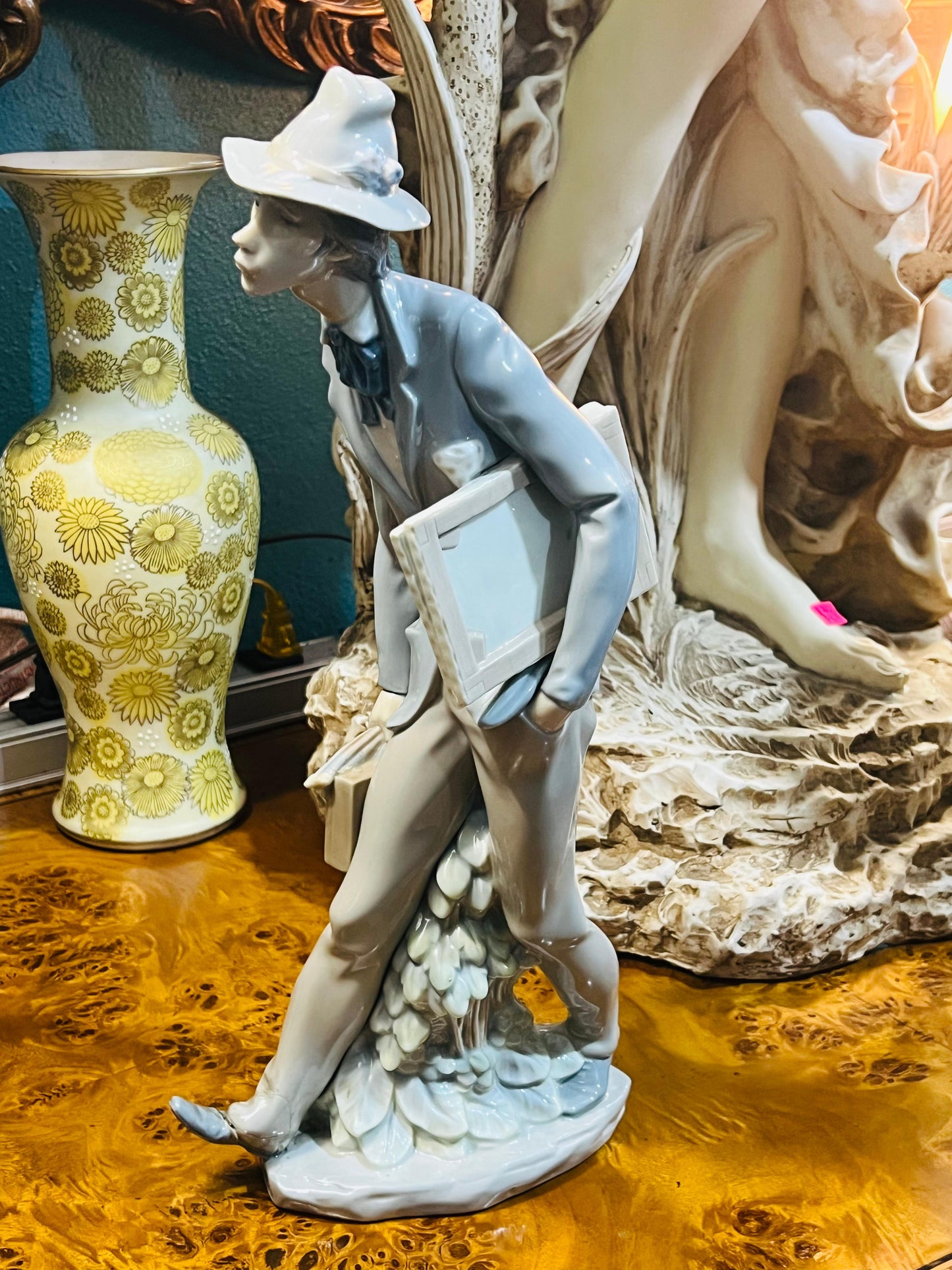 🎨Impressionist Painter Sculpture Lladro 4732, Issue 1970🎨.