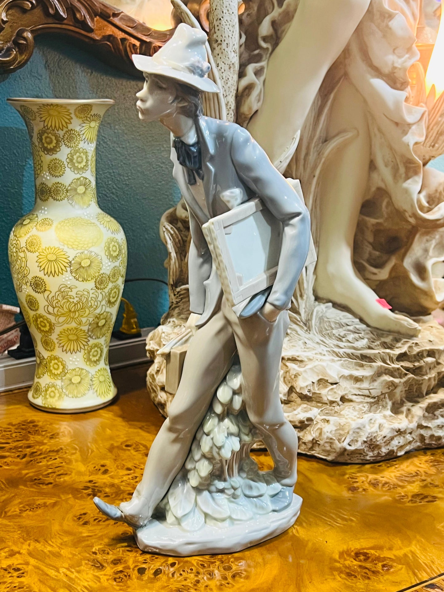 🎨Impressionist Painter Sculpture Lladro 4732, Issue 1970🎨.