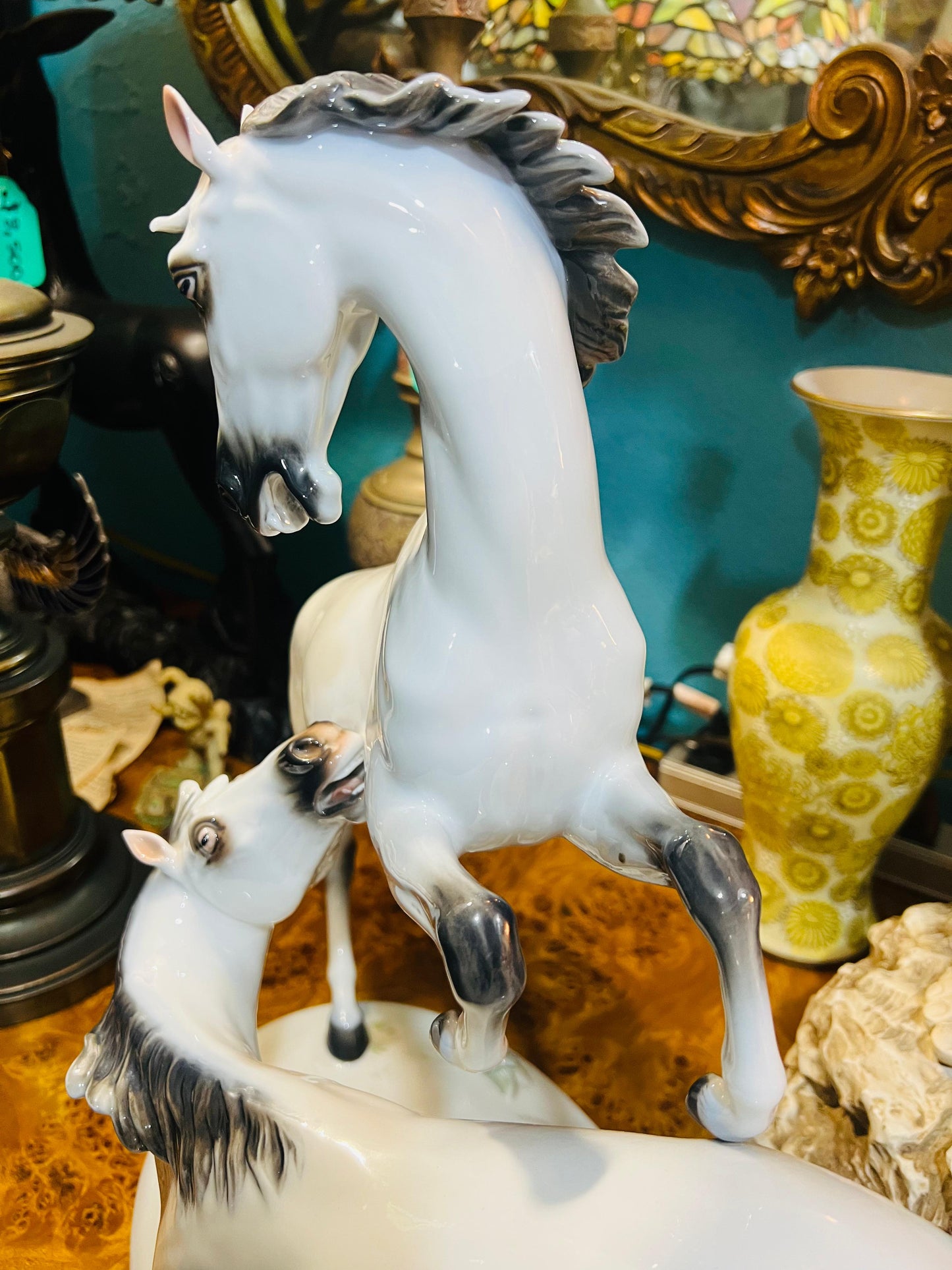🌟 Horse Sculpture, Rosenthal Bavaria Germany, Signed: H. Meisel NR: 921 🐴✨