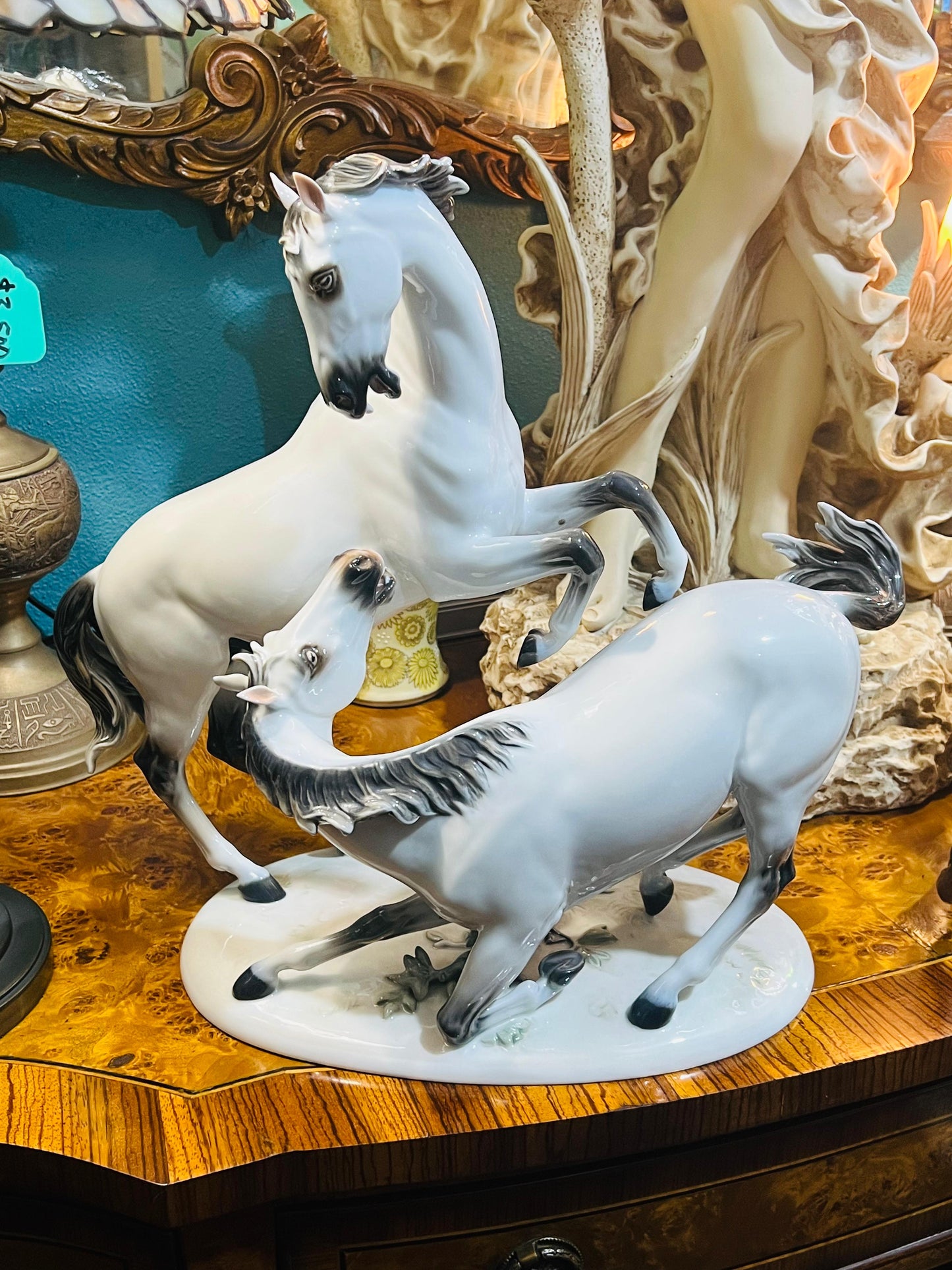 🌟 Horse Sculpture, Rosenthal Bavaria Germany, Signed: H. Meisel NR: 921 🐴✨