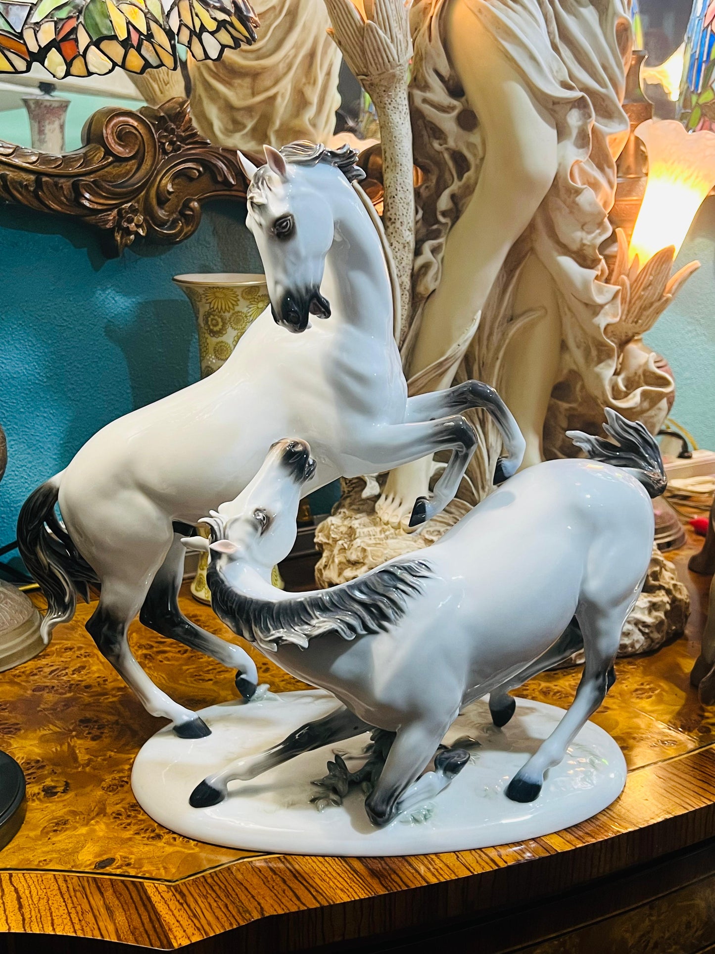 🌟 Horse Sculpture, Rosenthal Bavaria Germany, Signed: H. Meisel NR: 921 🐴✨