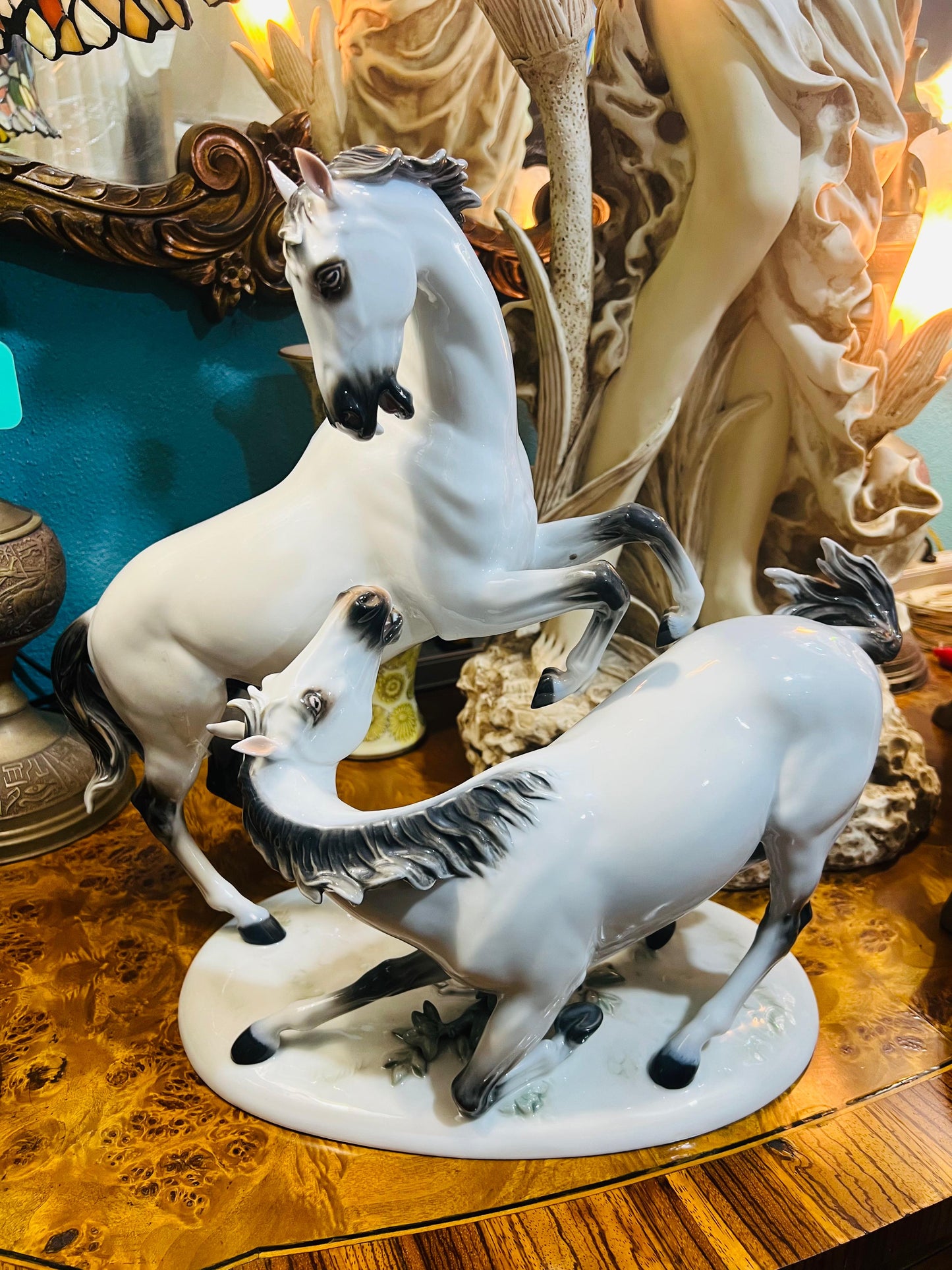 🌟 Horse Sculpture, Rosenthal Bavaria Germany, Signed: H. Meisel NR: 921 🐴✨