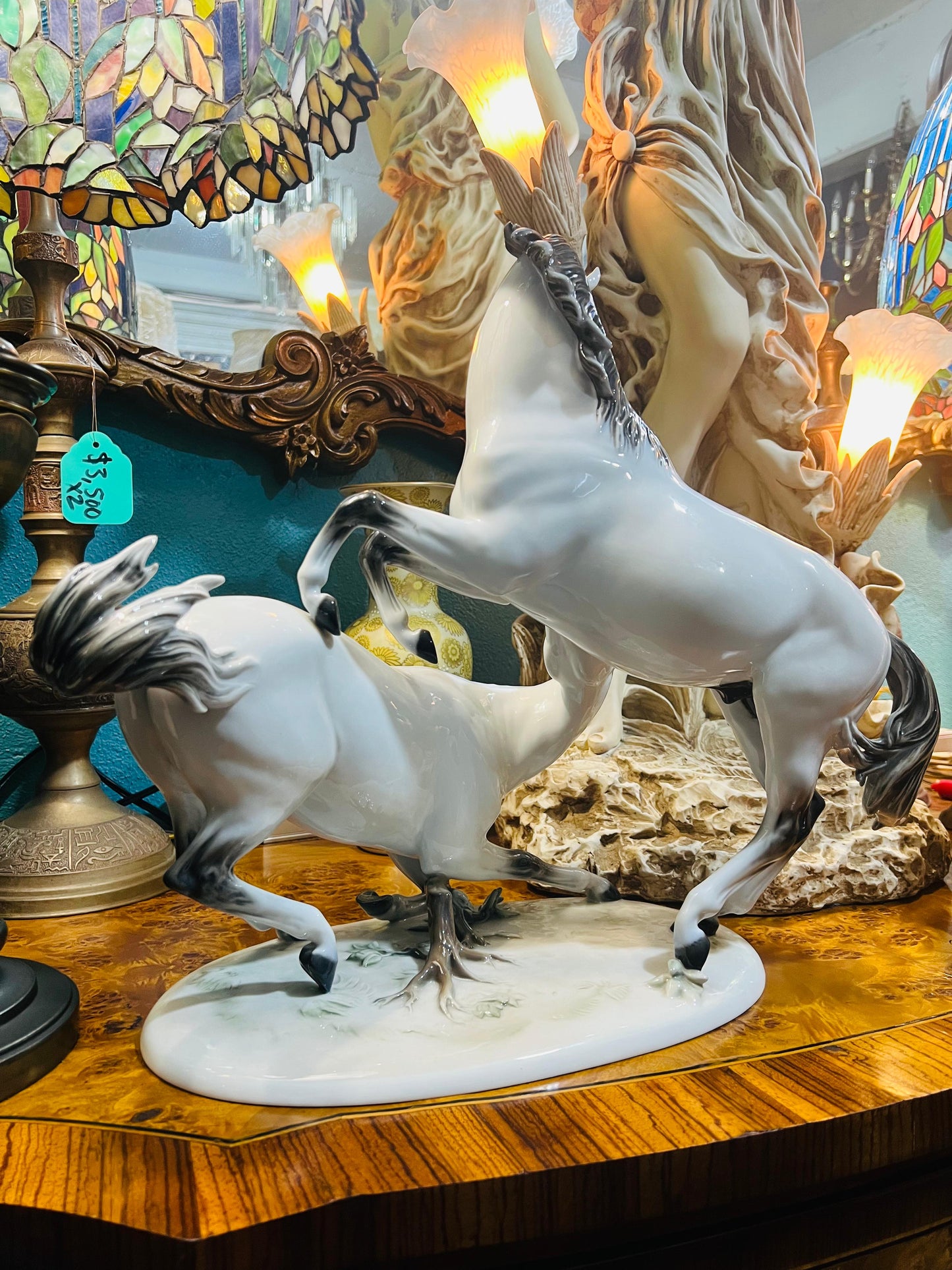 🌟 Horse Sculpture, Rosenthal Bavaria Germany, Signed: H. Meisel NR: 921 🐴✨