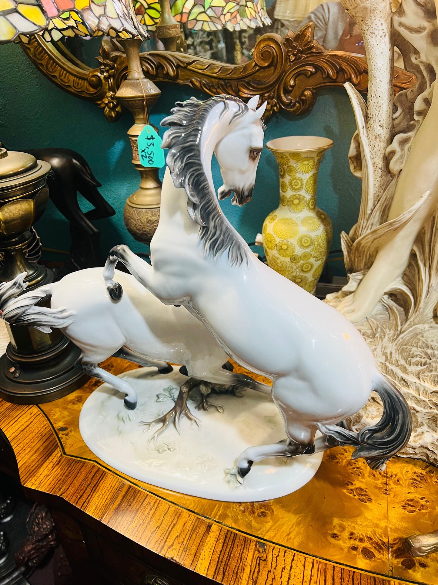 🌟 Horse Sculpture, Rosenthal Bavaria Germany, Signed: H. Meisel NR: 921 🐴✨