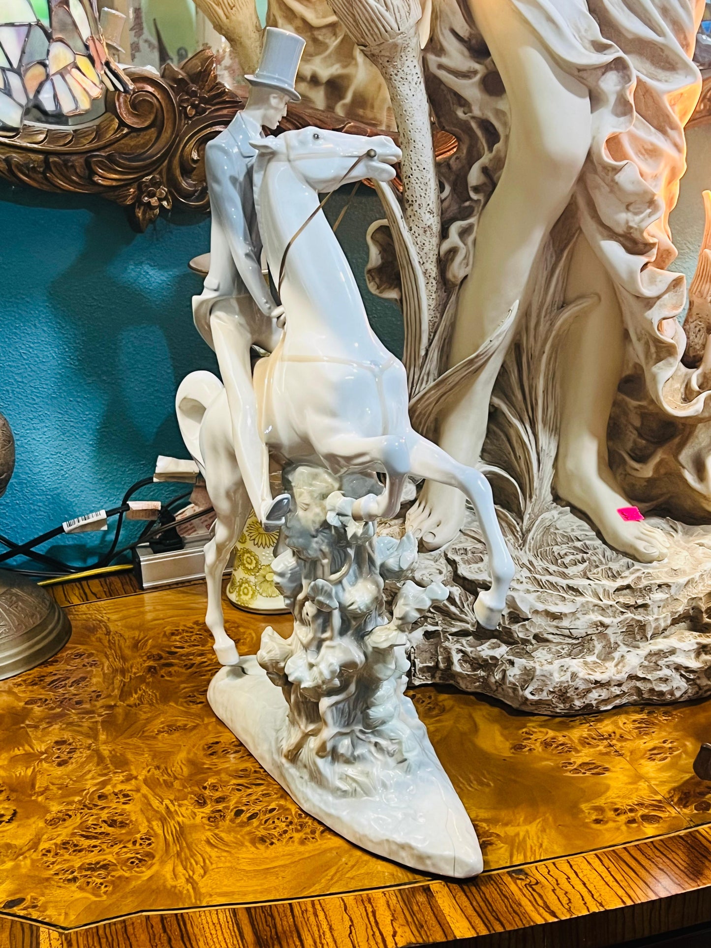 🌟 🌟 Horseman - Lladro 4515, Knight Mounted on Horseback - Authentic and Vintage Year of Issue 1969 and Retired in 1985. 🕊️✨ 🕊️✨