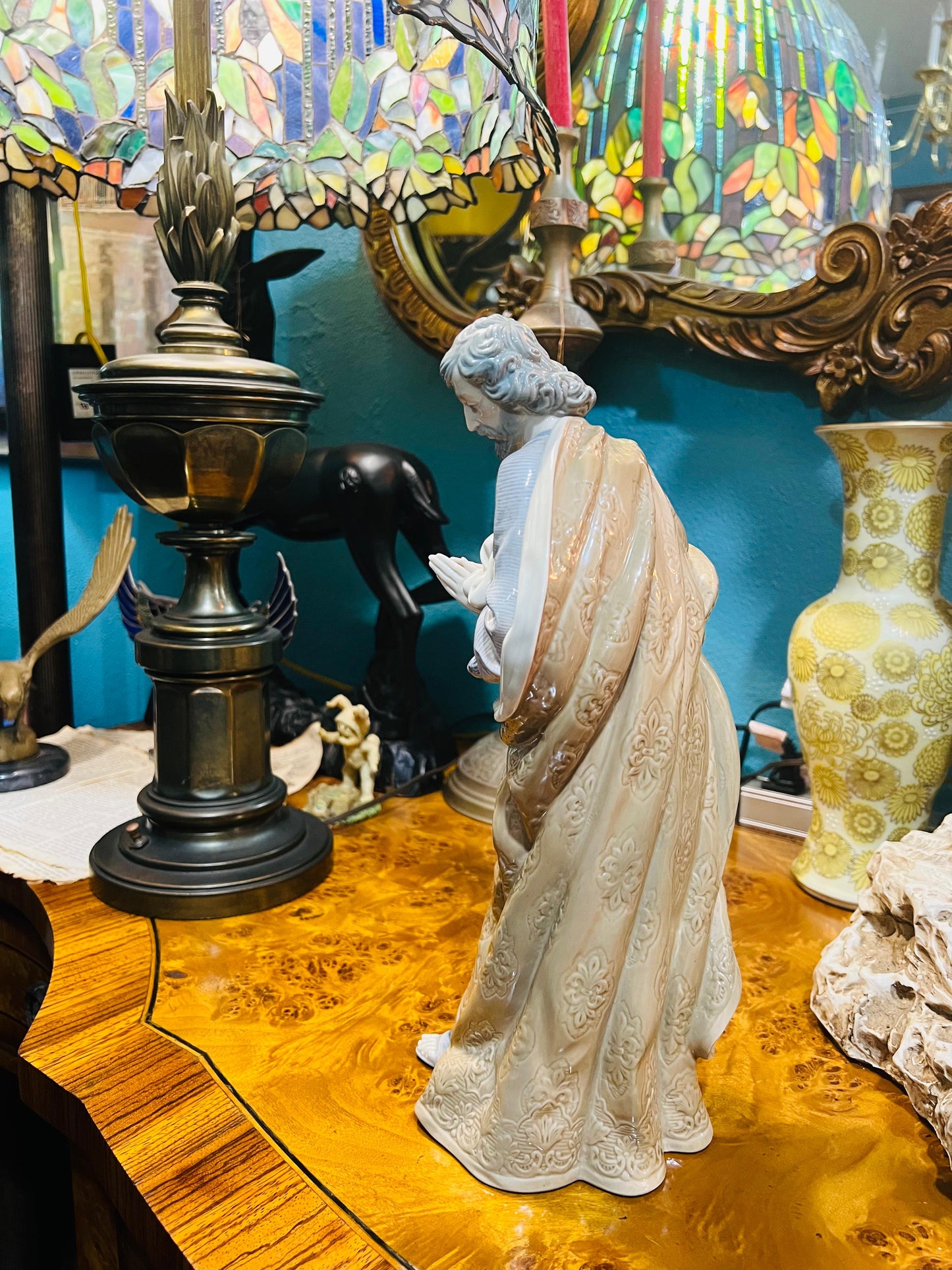 🌟 Figura de "San Jose Nacimiento" Porcelana Fina - LLADRÓ 1386 Año de emission 1981🕊️✨
