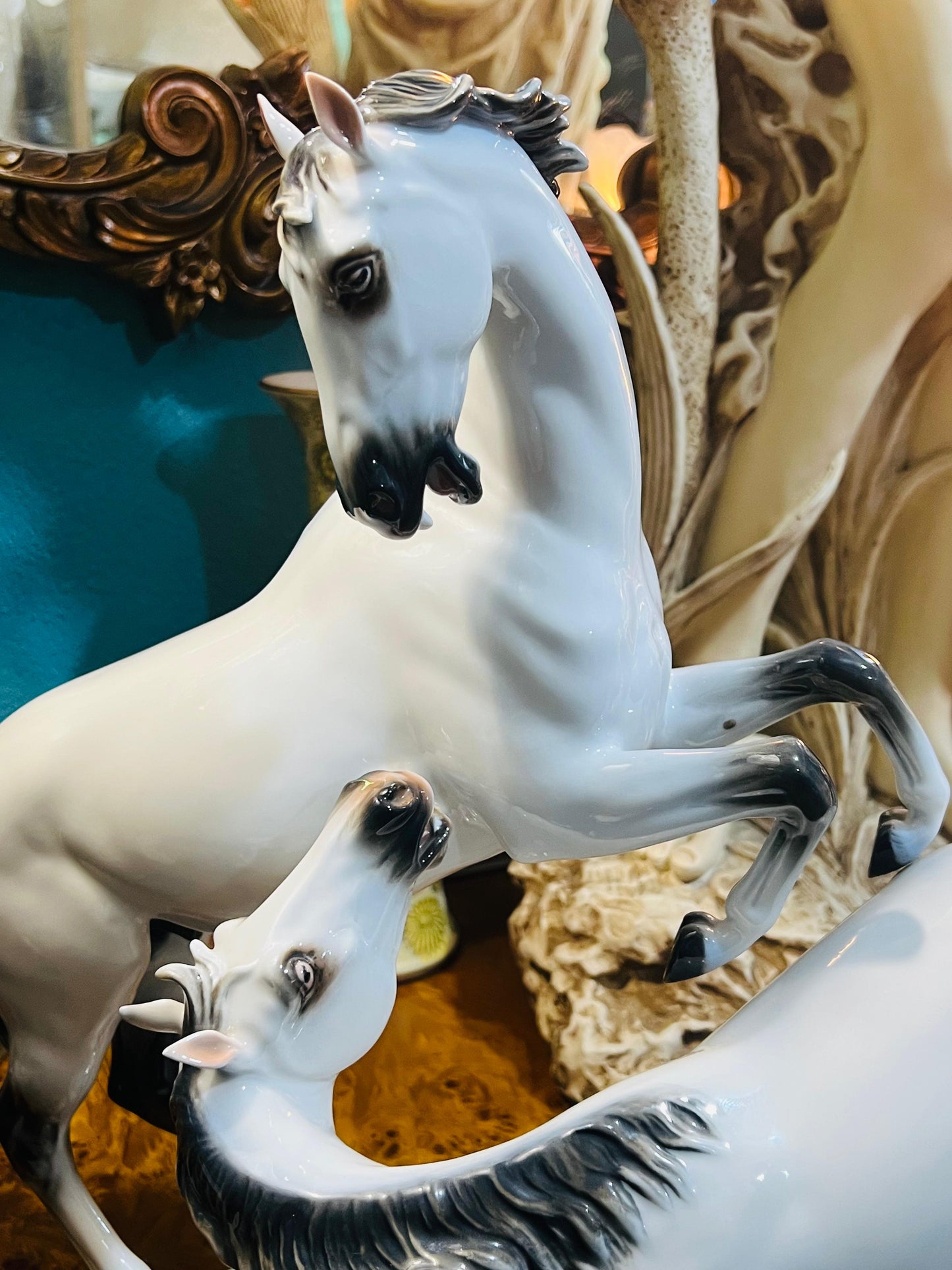 🌟 Horse Sculpture, Rosenthal Bavaria Germany, Signed: H. Meisel NR: 921 🐴✨