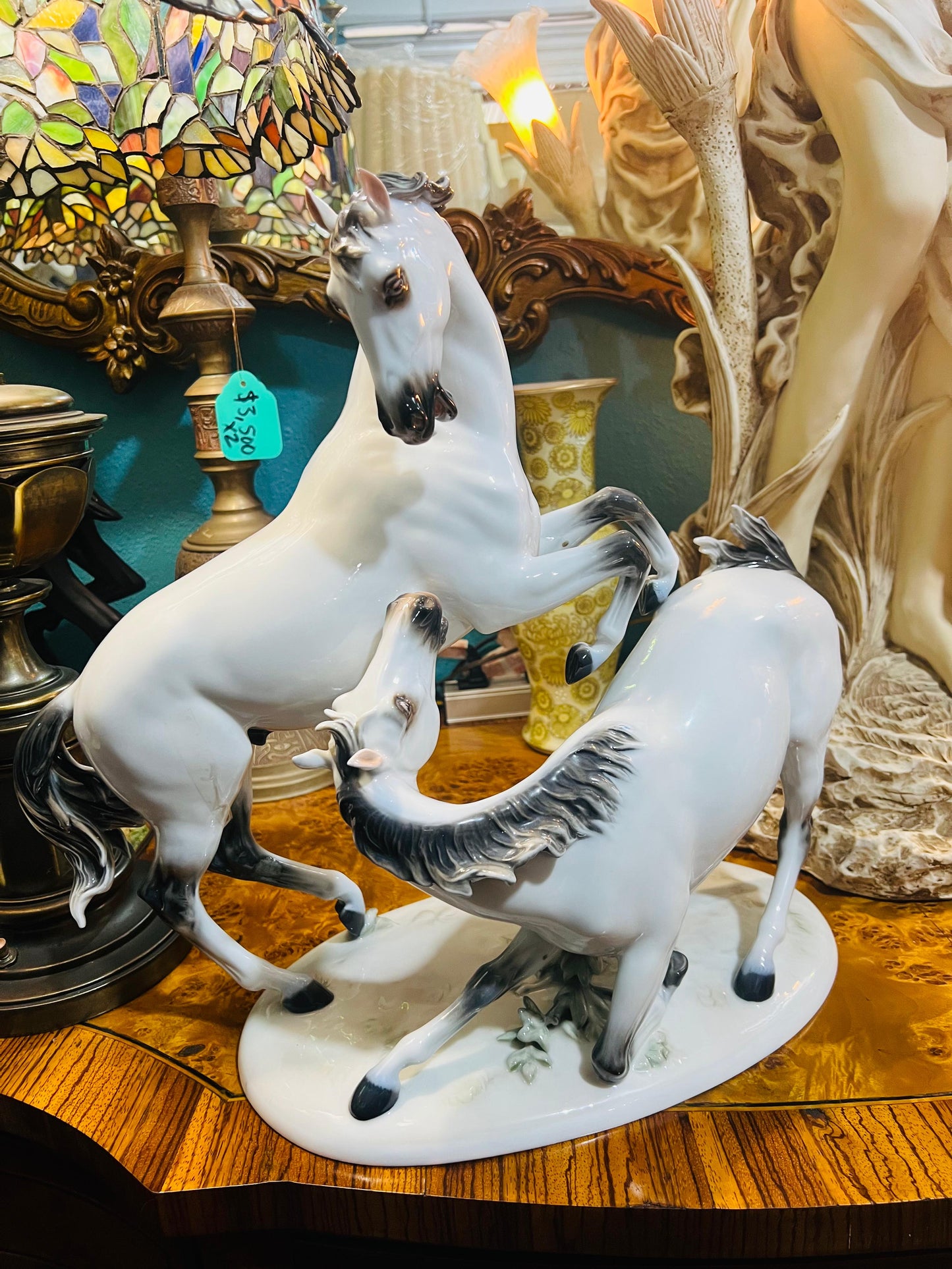 🌟 Horse Sculpture, Rosenthal Bavaria Germany, Signed: H. Meisel NR: 921 🐴✨