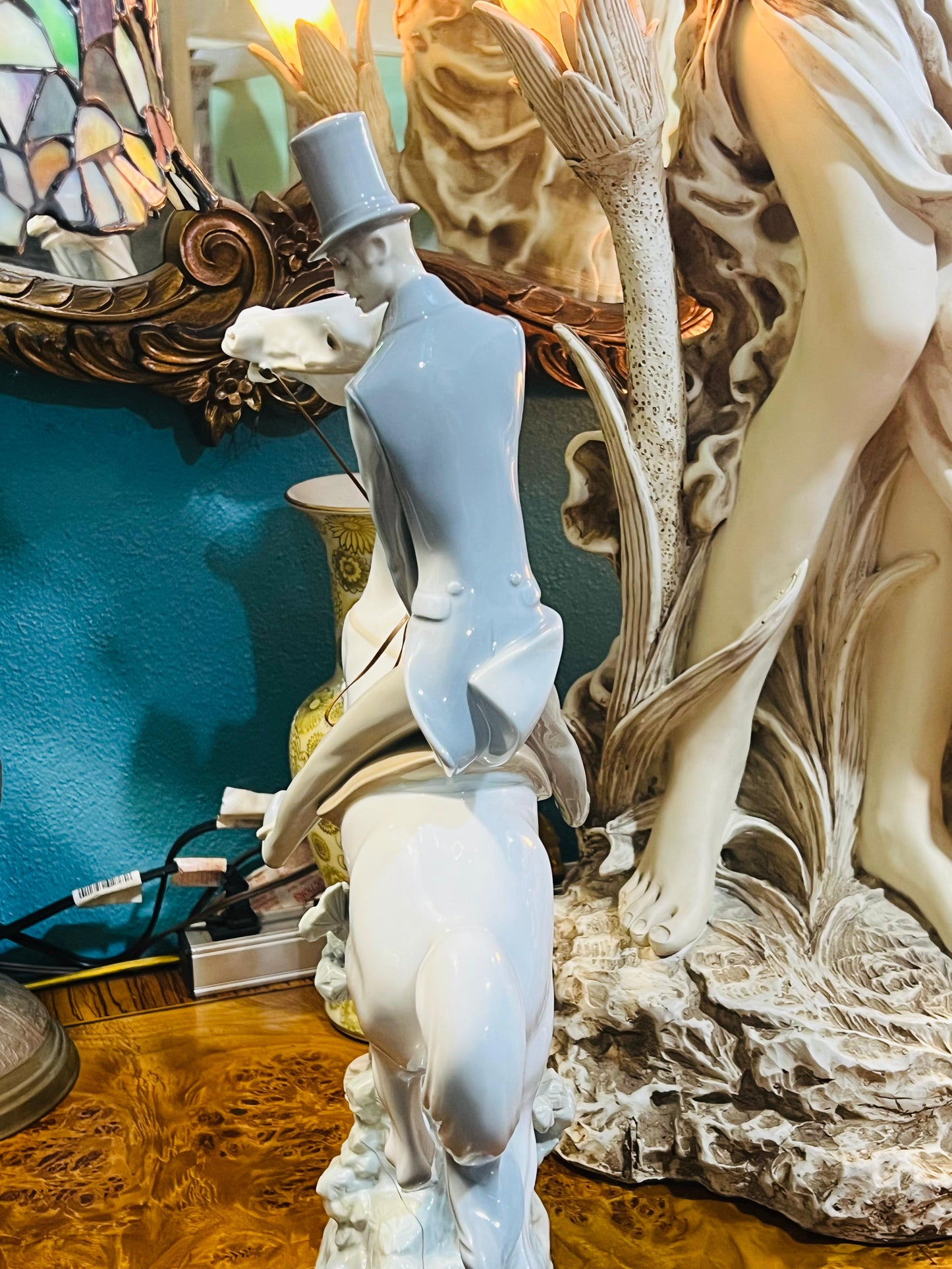 🌟 🌟 Horseman - Lladro 4515, Knight Mounted on Horseback - Authentic and Vintage Year of Issue 1969 and Retired in 1985. 🕊️✨ 🕊️✨