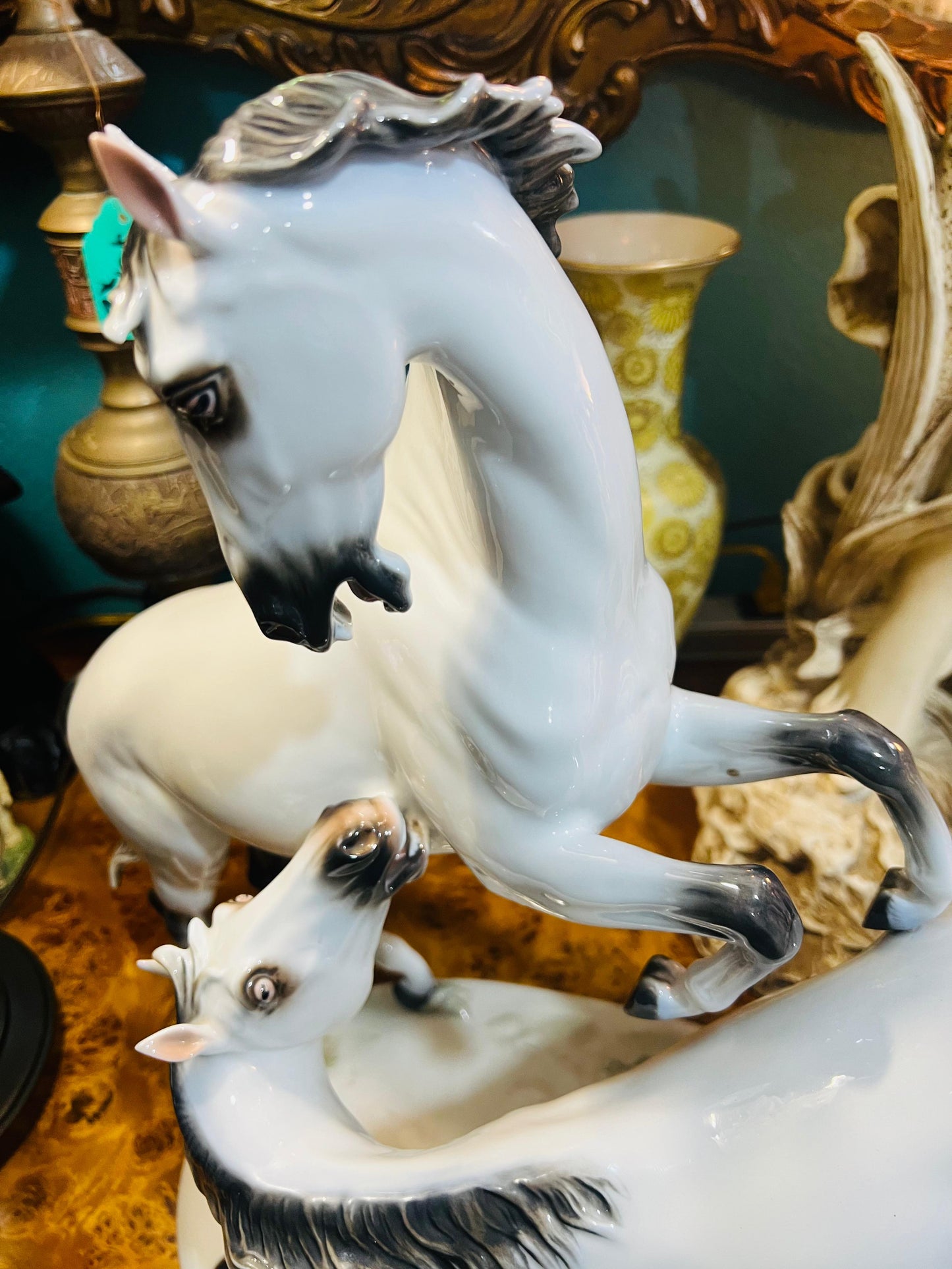 🌟 Horse Sculpture, Rosenthal Bavaria Germany, Signed: H. Meisel NR: 921 🐴✨