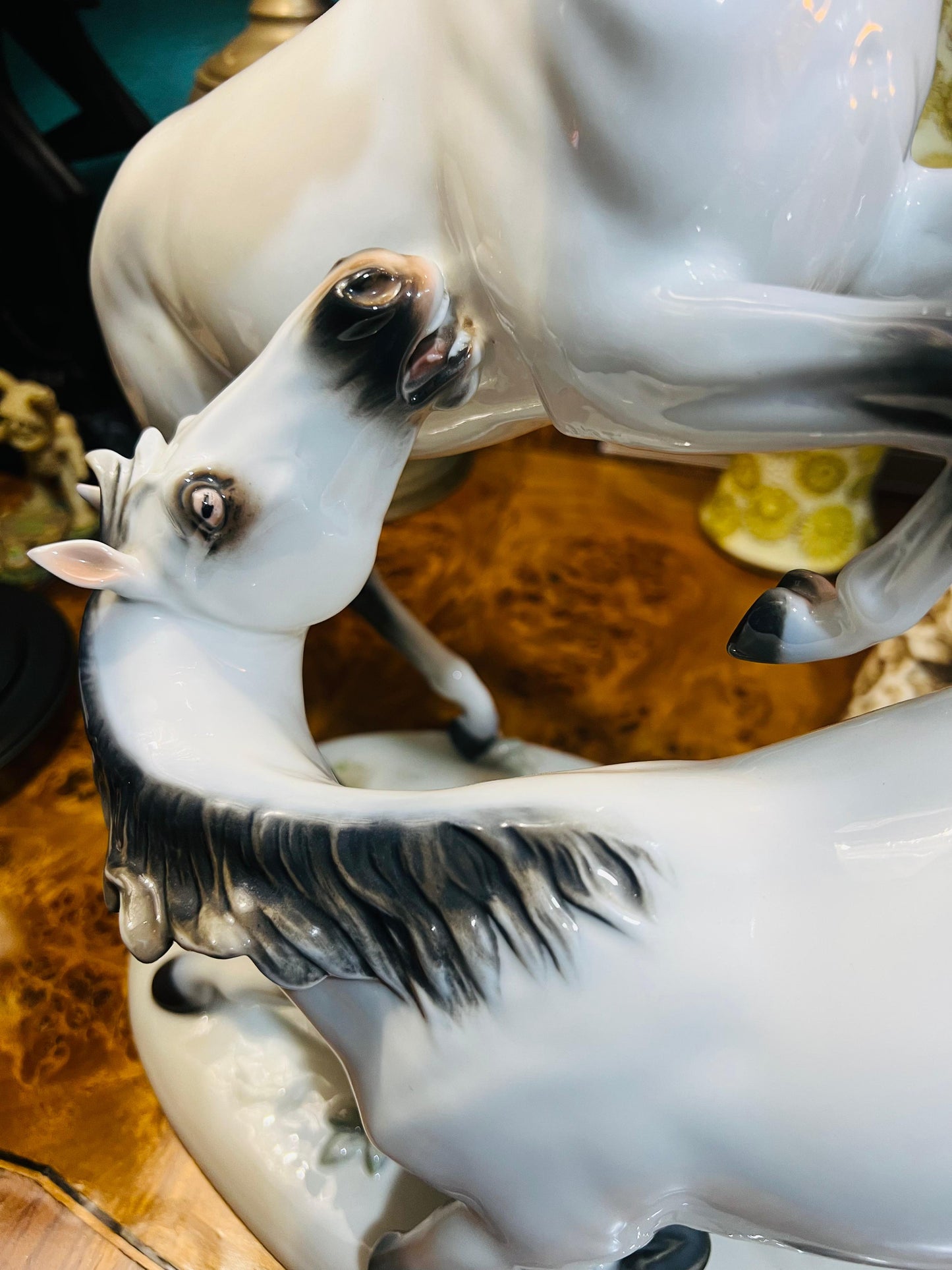 🌟 Horse Sculpture, Rosenthal Bavaria Germany, Signed: H. Meisel NR: 921 🐴✨