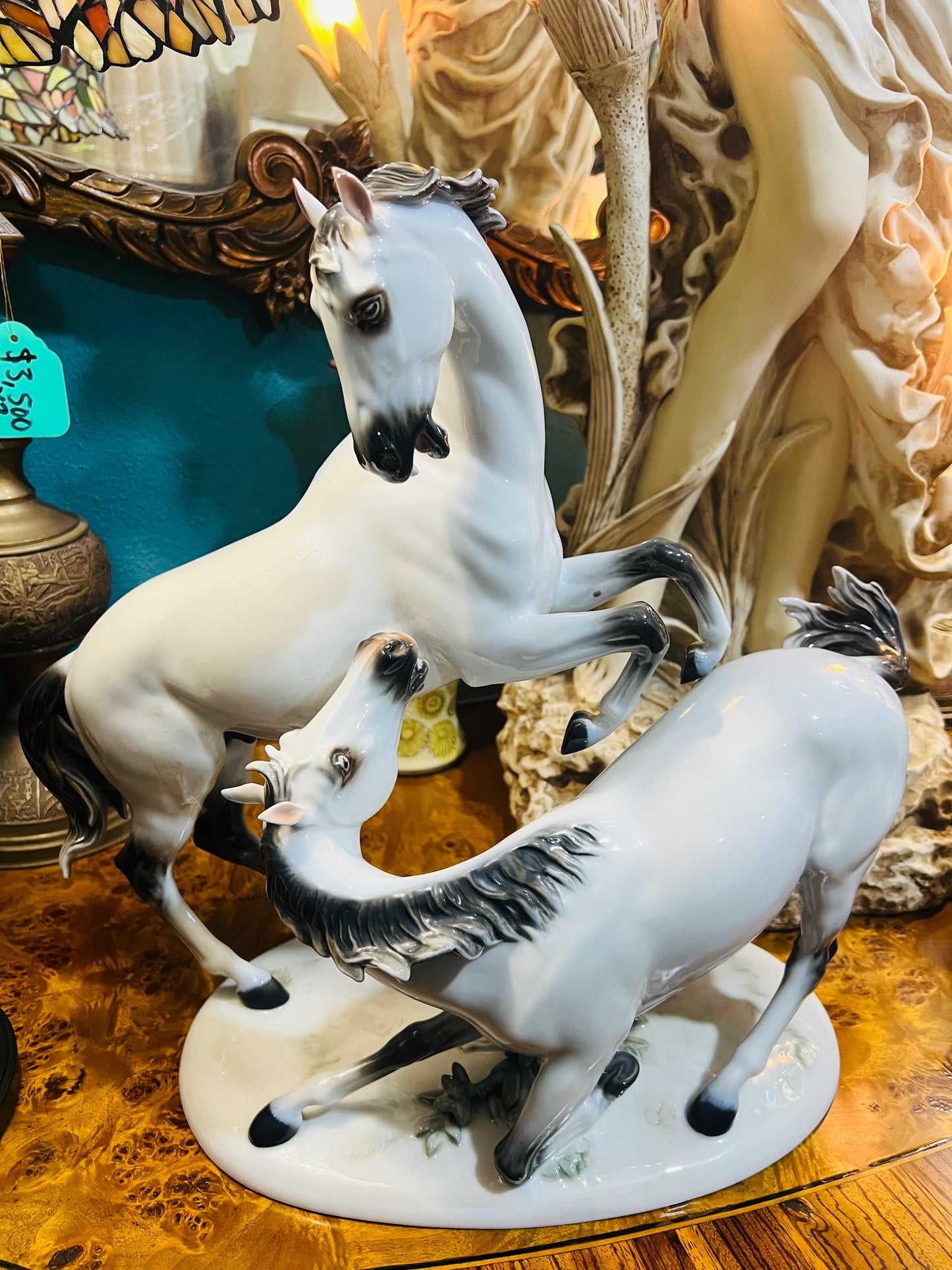 🌟 Horse Sculpture, Rosenthal Bavaria Germany, Signed: H. Meisel NR: 921 🐴✨
