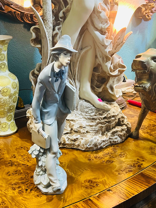 🎨Impressionist Painter Sculpture Lladro 4732, Issue 1970🎨.