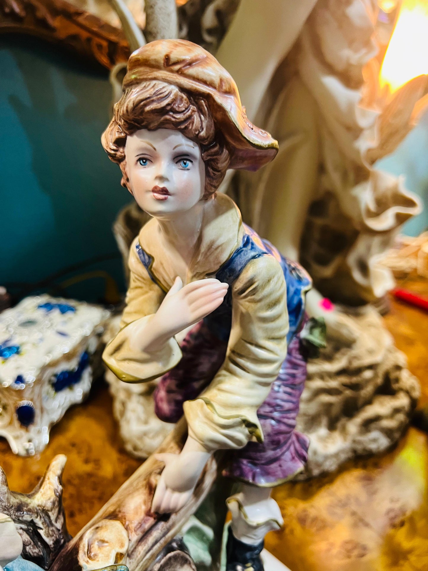 Figura de Porcelana Fina Capo Del Monte ✨
