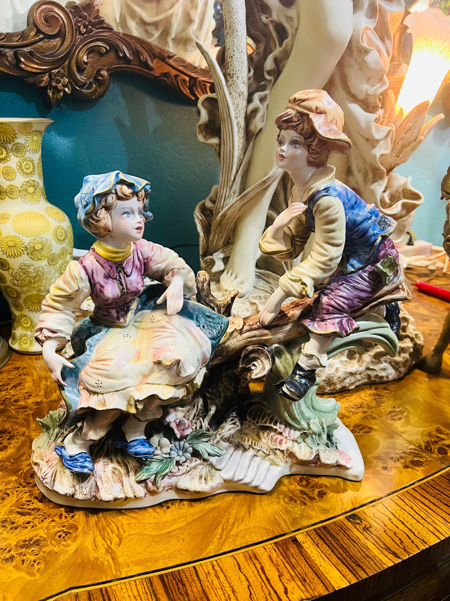 Figura de Porcelana Fina Capo Del Monte ✨