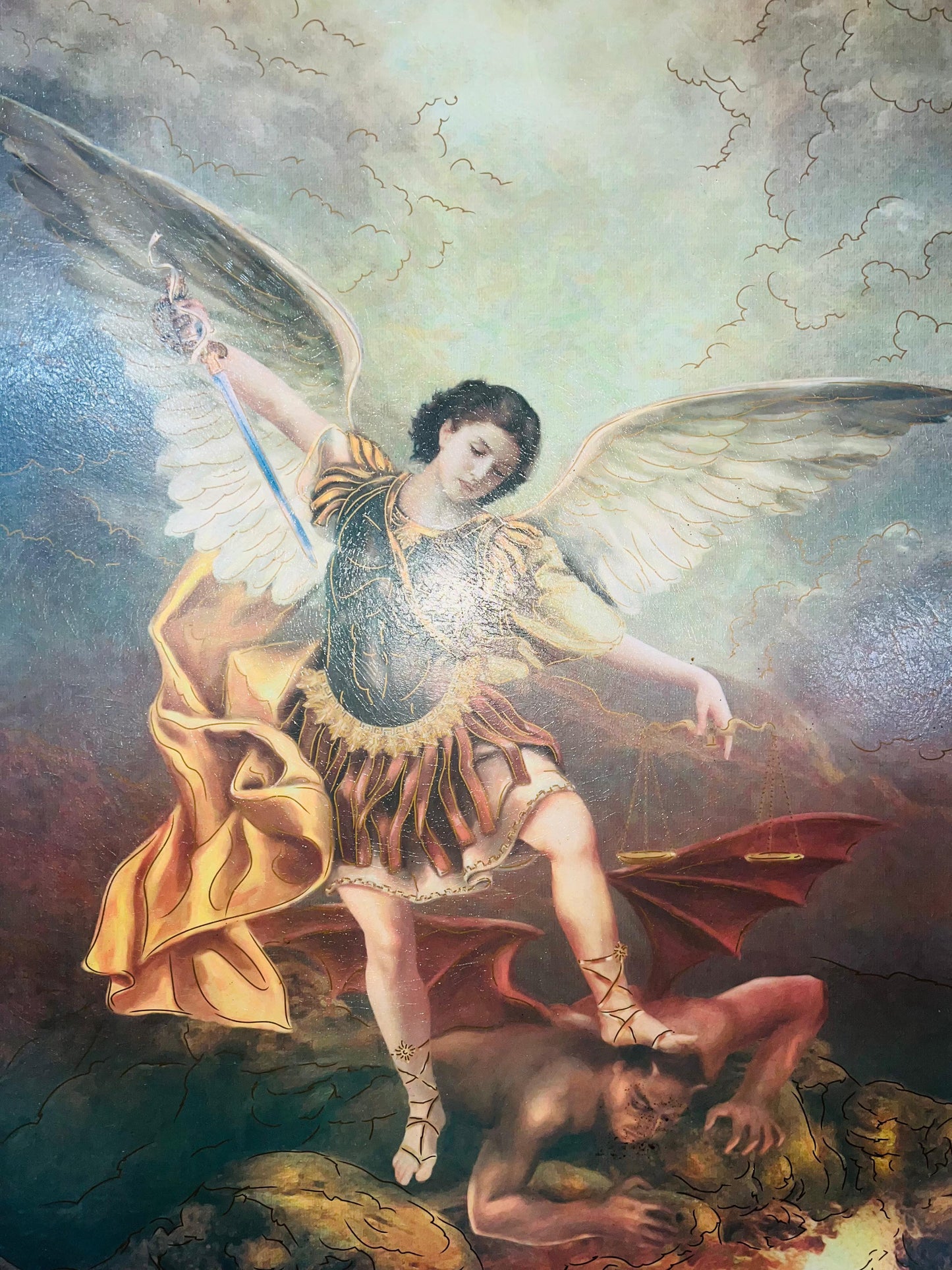 🎨 Litografia de Arcangel Miguel 🎨