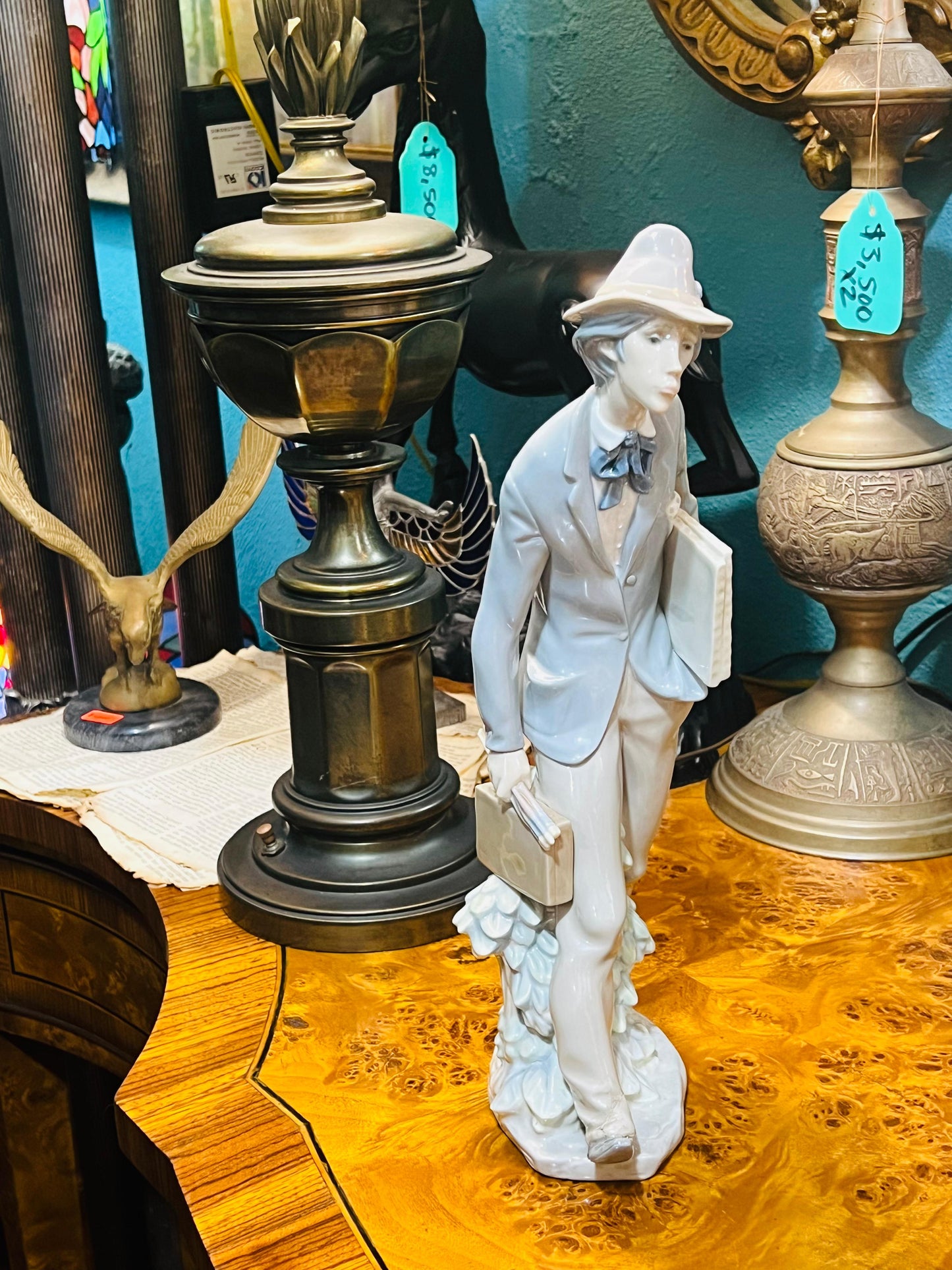 🎨Impressionist Painter Sculpture Lladro 4732, Issue 1970🎨.