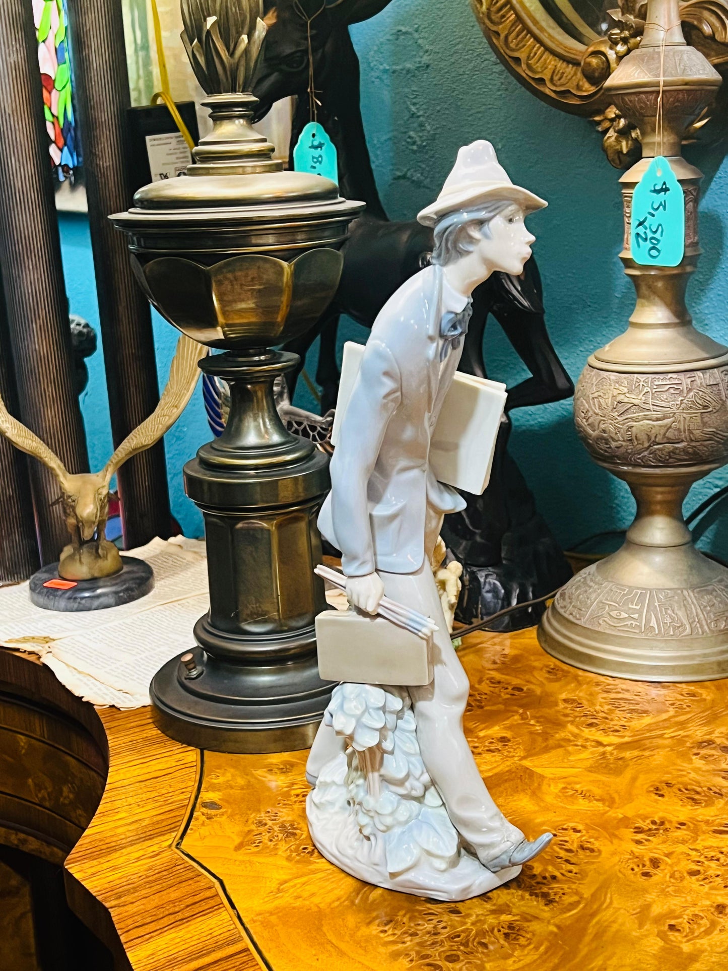 🎨Impressionist Painter Sculpture Lladro 4732, Issue 1970🎨.