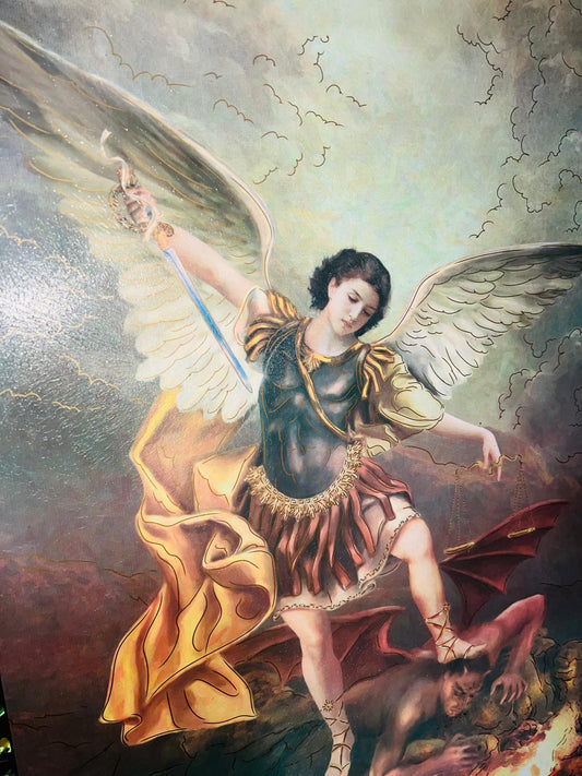 🎨 Lithograph of Arcangel Miguel 🎨 