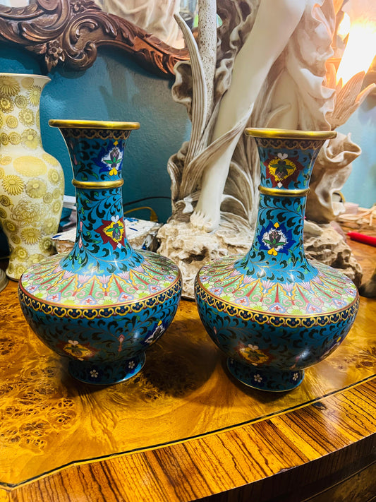 🌟 Cloisonné Vases from the Early 20th Century 🏺✨