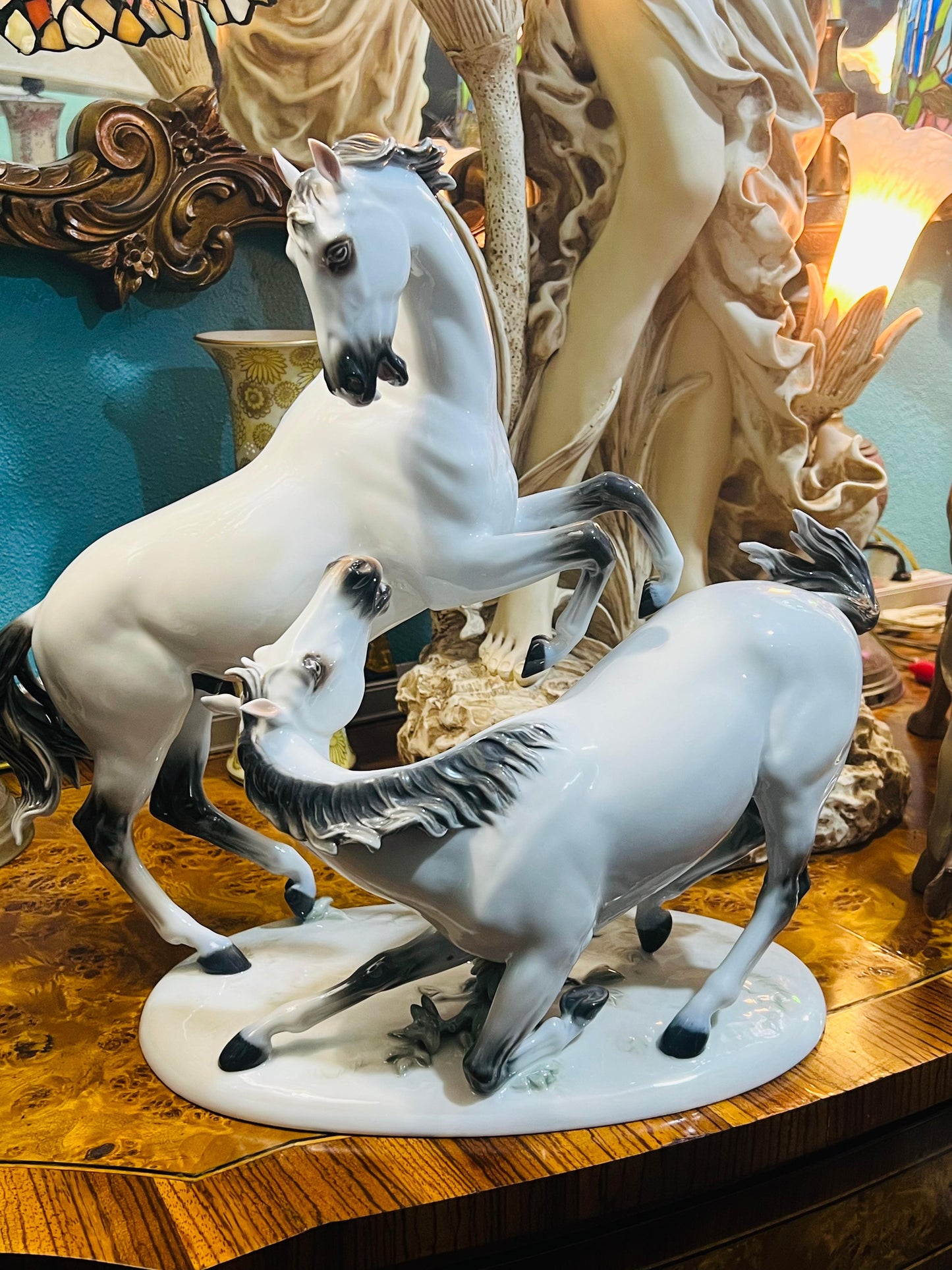 🌟 Horse Sculpture, Rosenthal Bavaria Germany, Signed: H. Meisel NR: 921 🐴✨