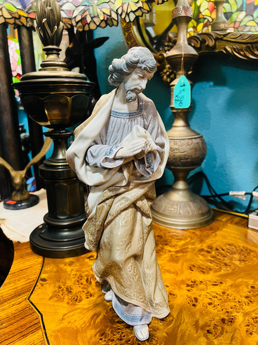🌟 "Saint Joseph Birth" Figurine Fine Porcelain - LLADRÓ 1386 Year of issue 1981🕊️✨