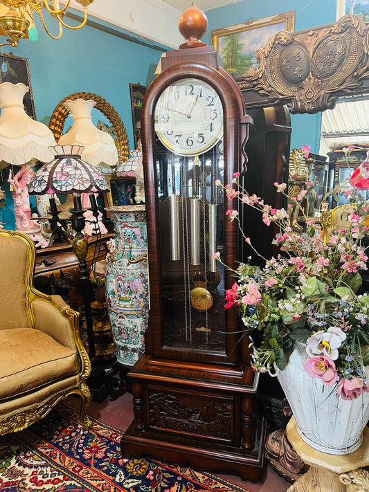 🕰️🕰️🕰️ Antique Style Oriental Standing Clock Timeless Elegance at Rosarito Antiques! 🕰️🕰️🕰️