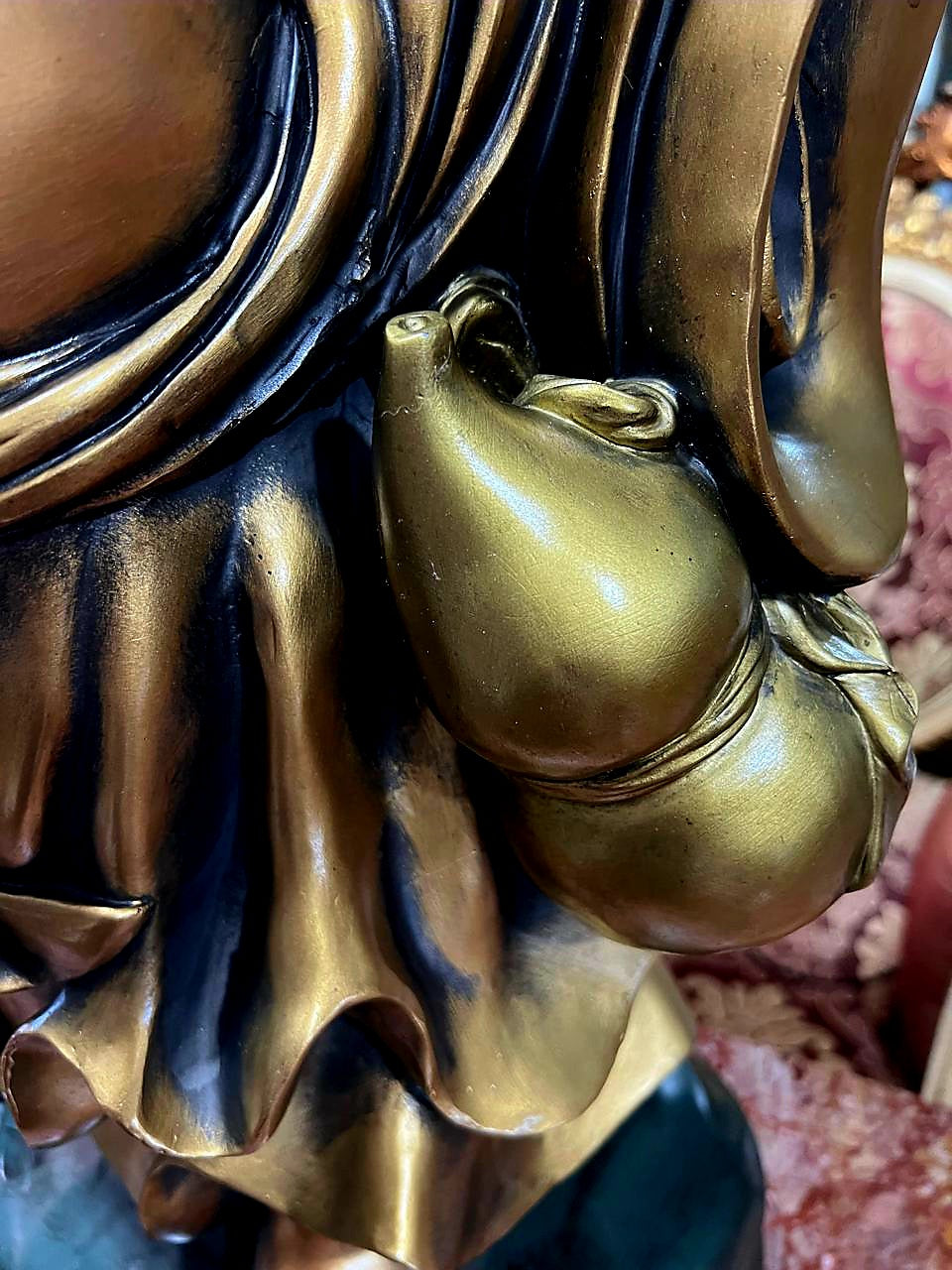 🇨🇳🎎 🐉🕉️Laughing Fengshui Buddha Sculpture in Rough Porcelain 🕉️🐉🎎🇨🇳