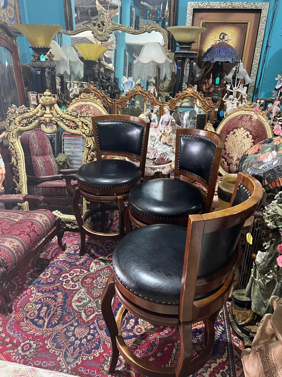 🪑🪑🪑 Safavieh Home Collection 3-Piece Swivel Bench Set 🪑🪑🪑