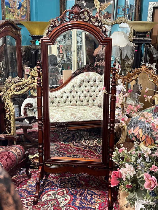 🪞19th Century French Napoleon III Easel Mirror🪞