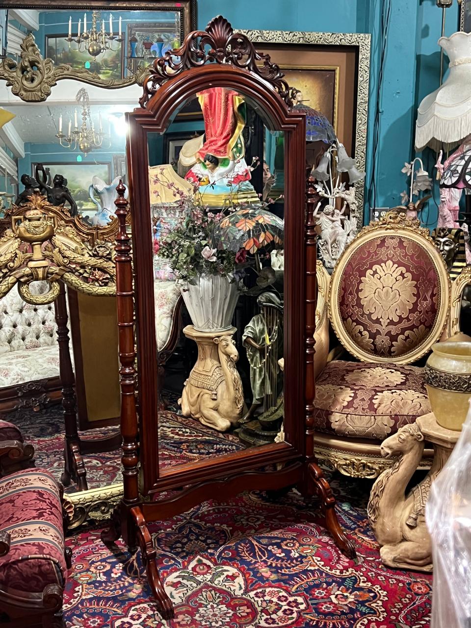 🪞19th Century French Napoleon III Easel Mirror🪞