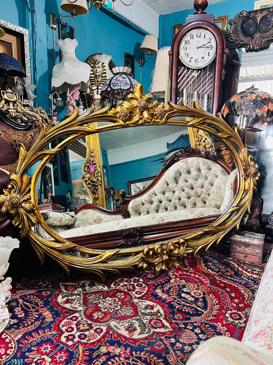 🪞✨🪞Vintage Mirror in Aged Gold Color 🪞✨🪞