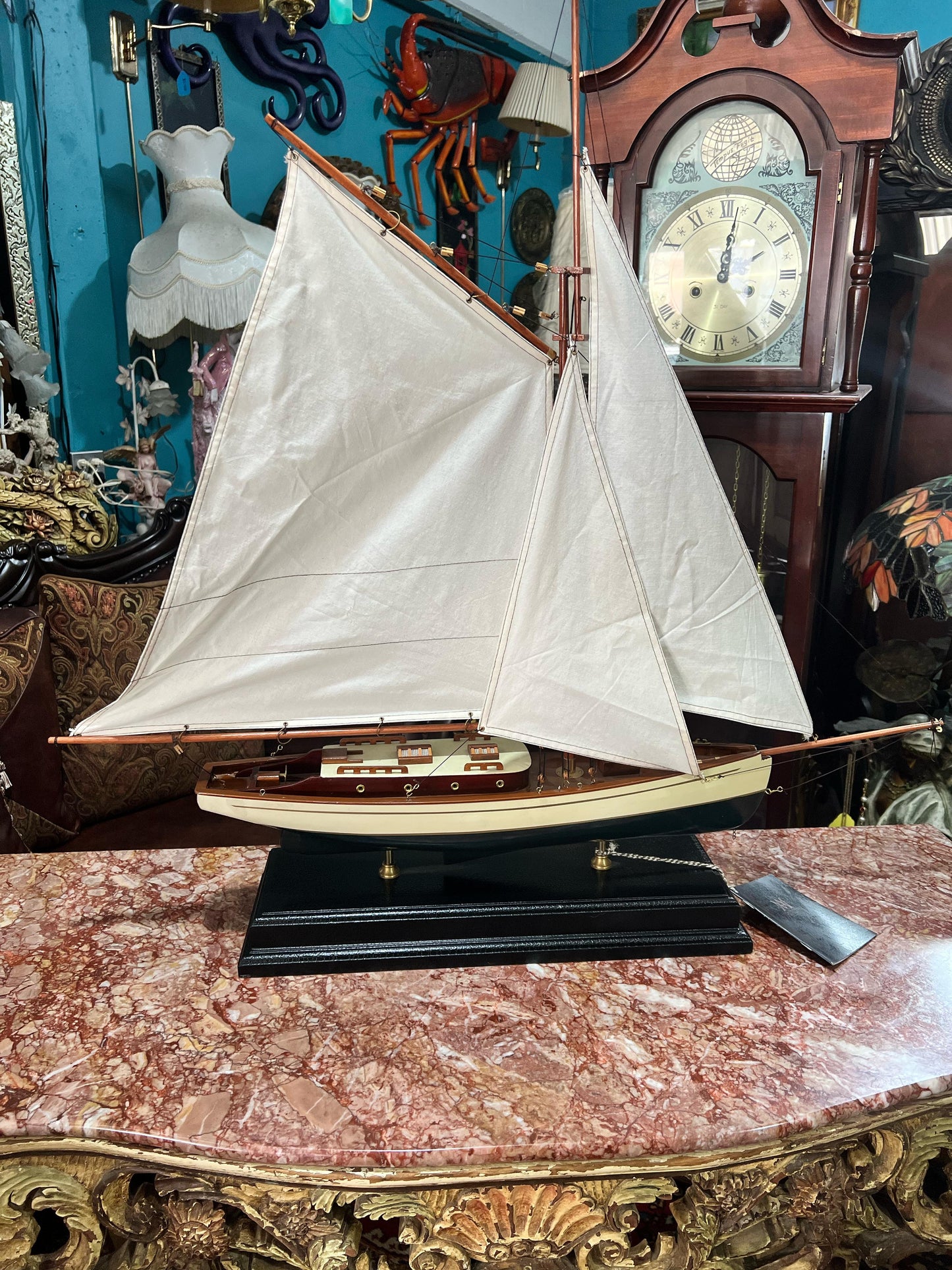 🌊 Barquito de Madera Decorativo: Encanto Náutico para tu Espacio 🌊