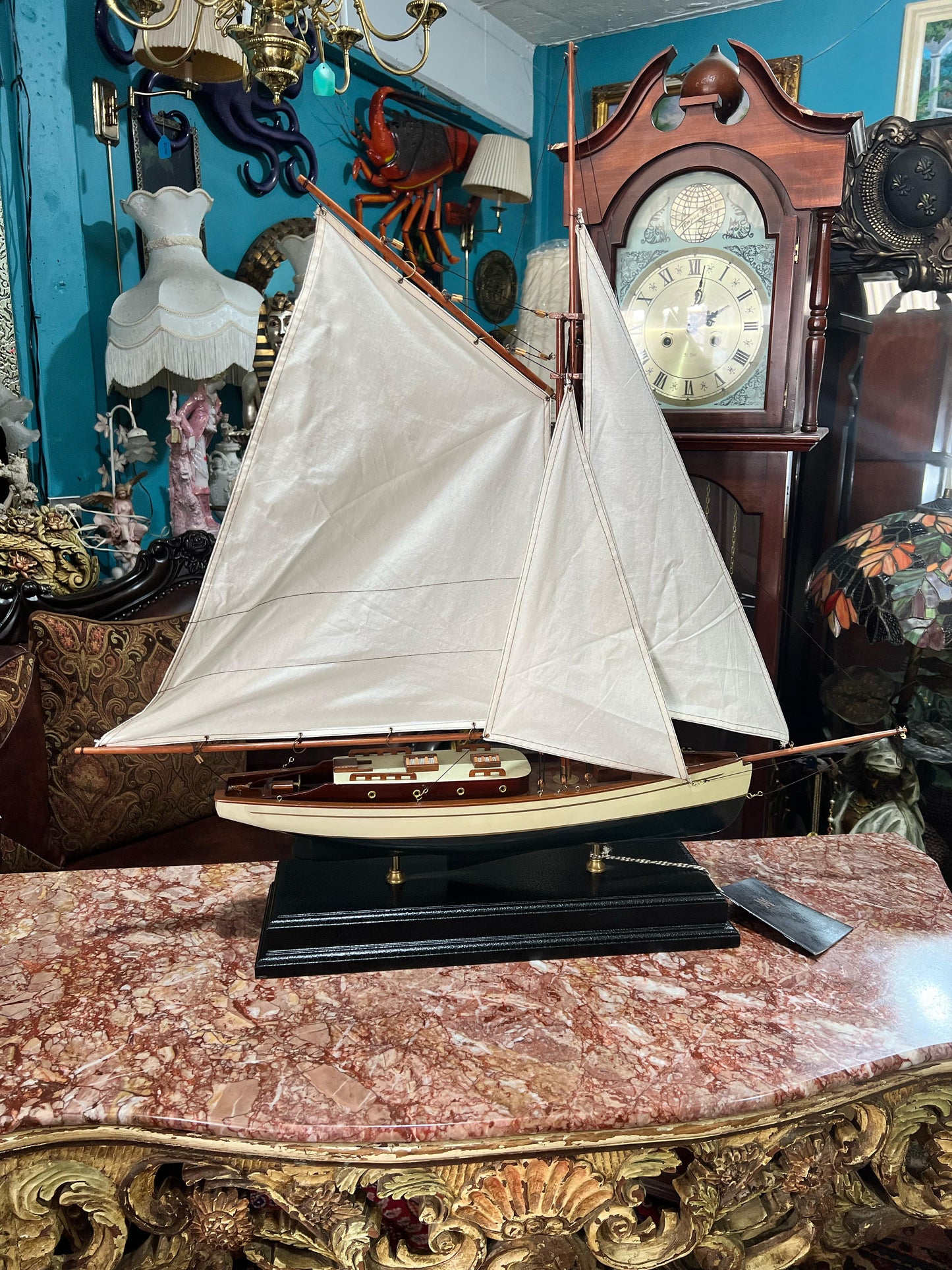 🌊 Barquito de Madera Decorativo: Encanto Náutico para tu Espacio 🌊