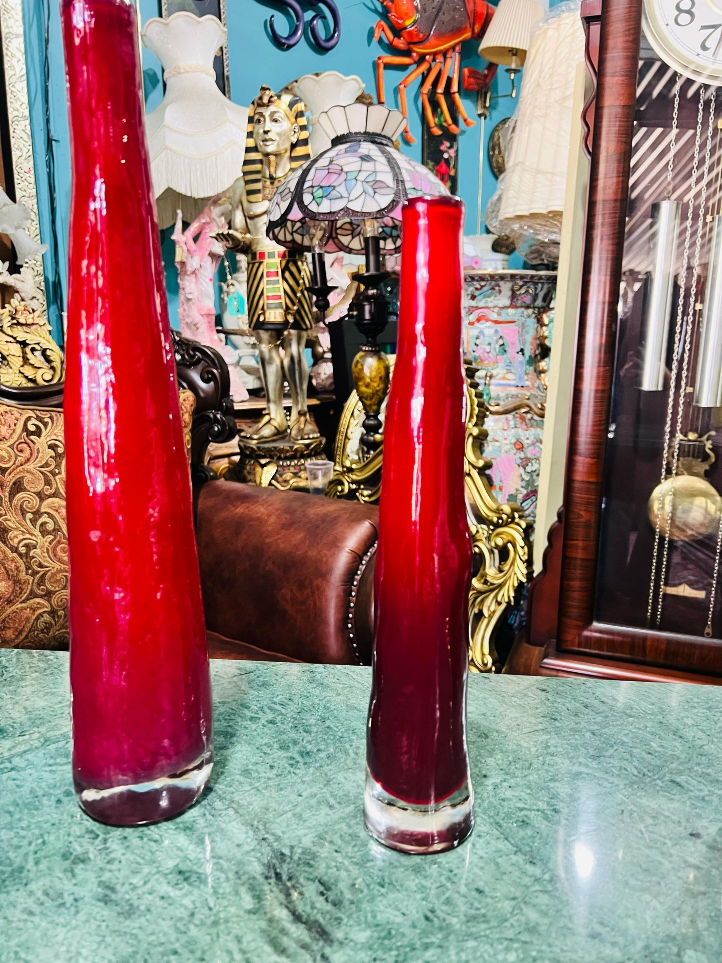 ✨ Juego de Jarrones Murano - Elegancia Artesanal En Crystal✨