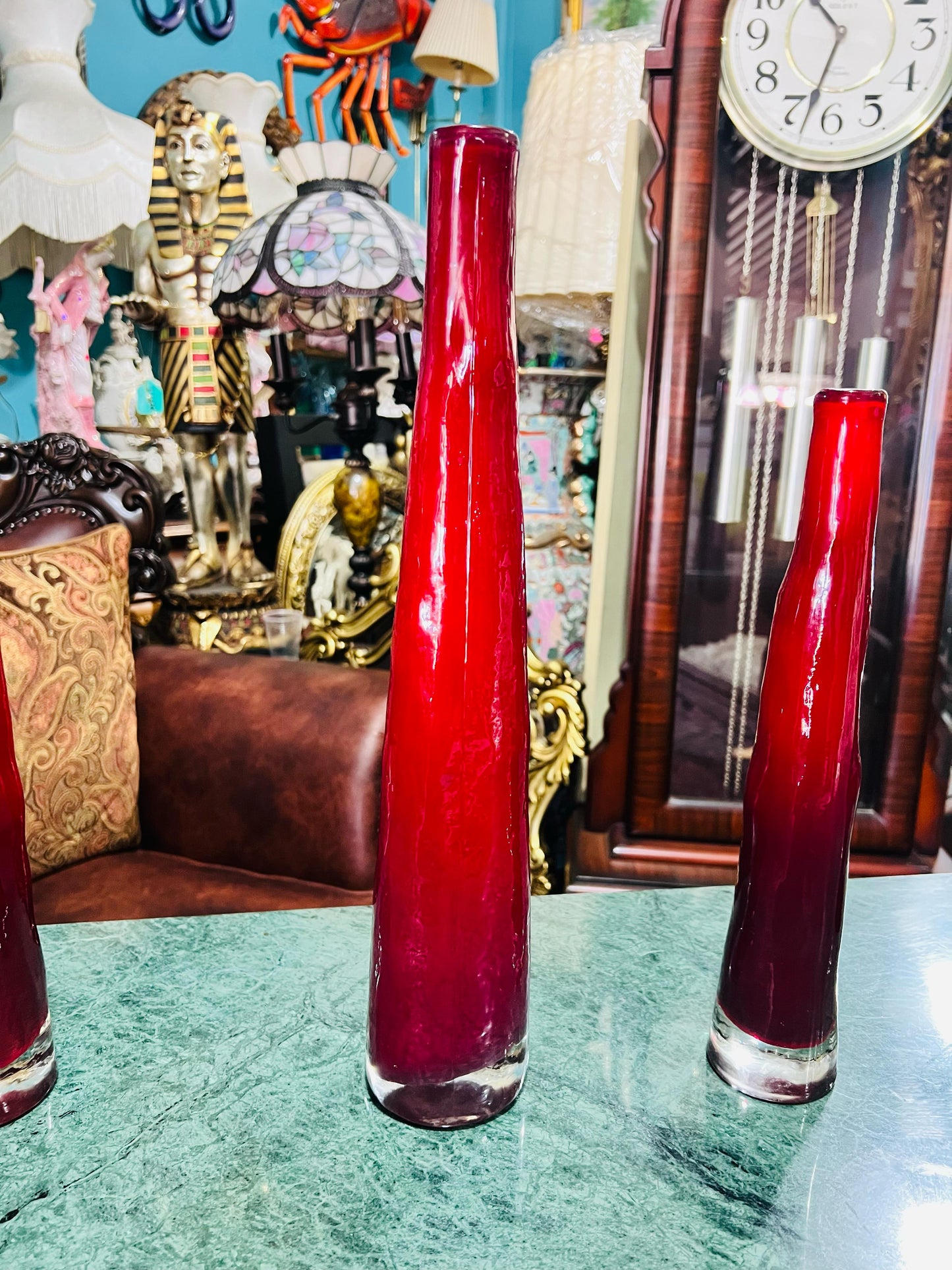 ✨ Juego de Jarrones Murano - Elegancia Artesanal En Crystal✨