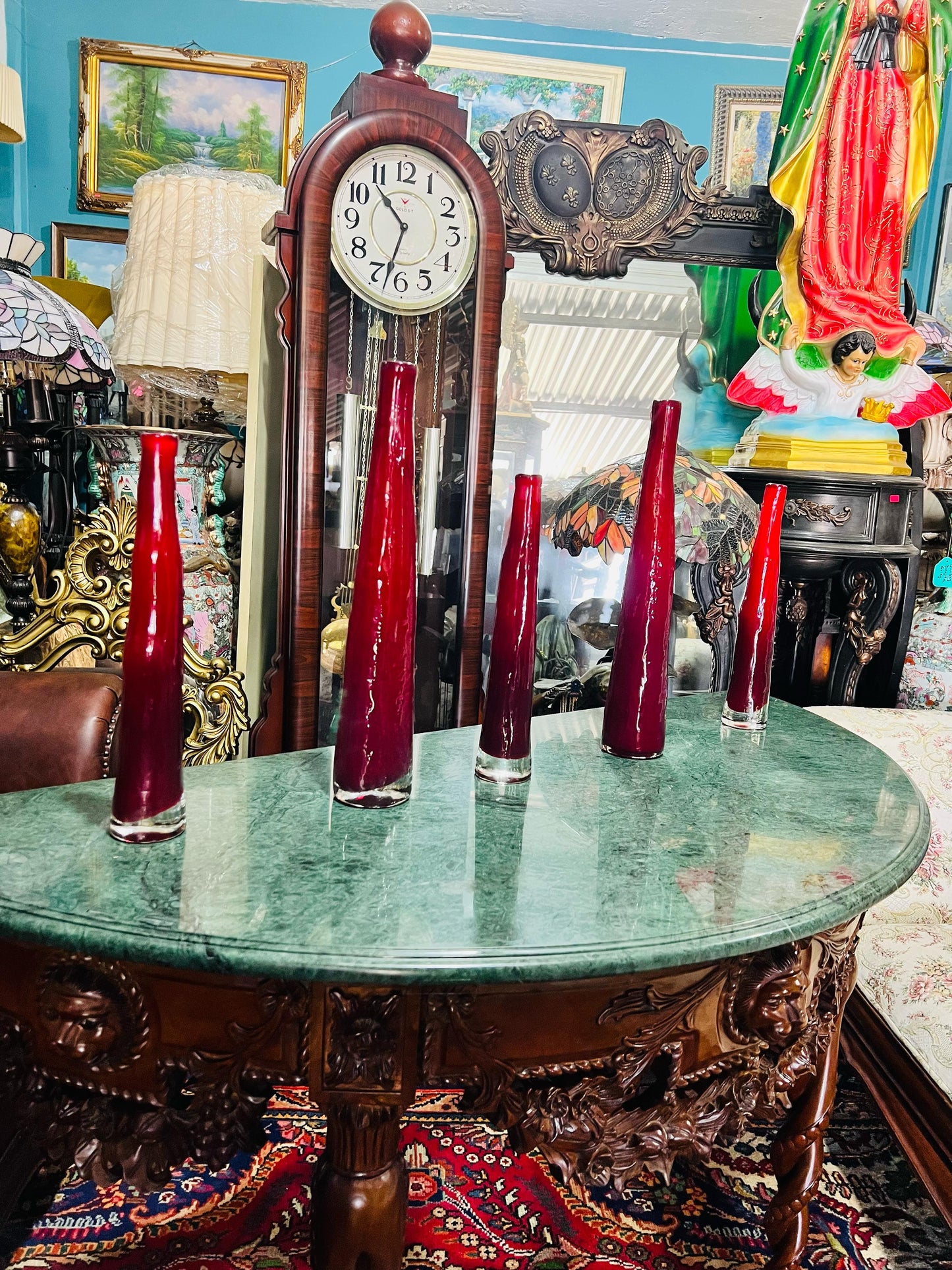 ✨ Juego de Jarrones Murano - Elegancia Artesanal En Crystal✨