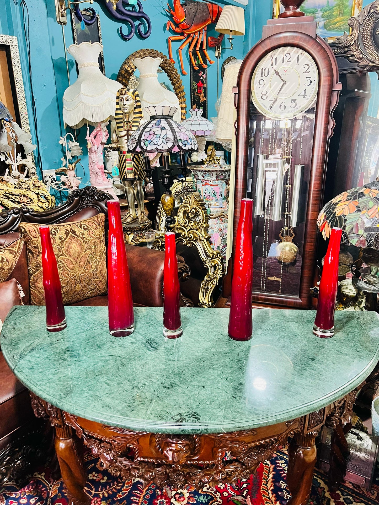 ✨ Juego de Jarrones Murano - Elegancia Artesanal En Crystal✨
