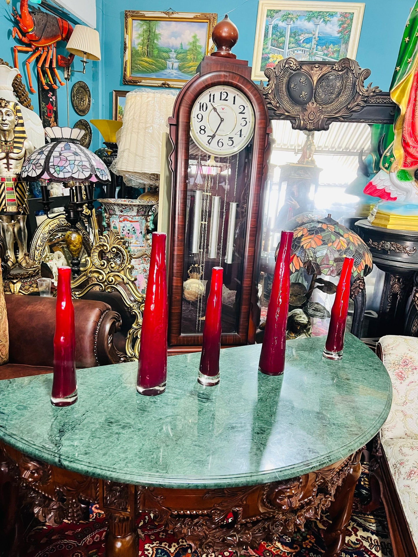 ✨ Juego de Jarrones Murano - Elegancia Artesanal En Crystal✨
