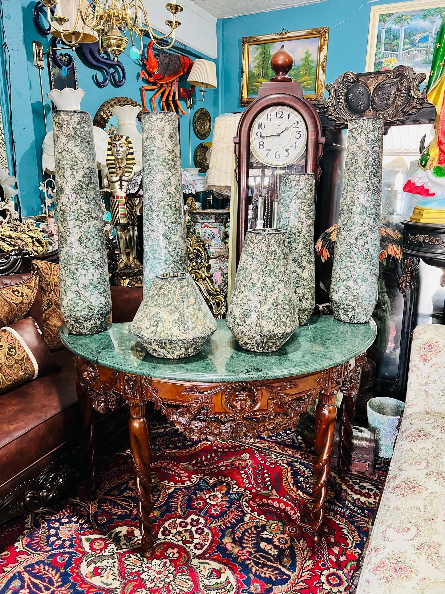 🏺✨ Exclusive Set of Decorative Glass Pieces: Elegance and Versatility ✨🏺