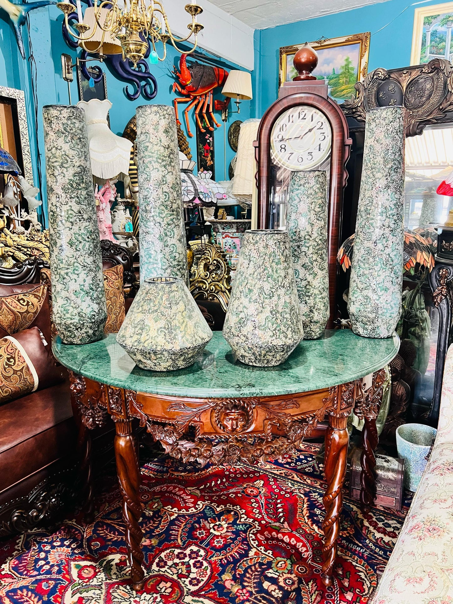 🏺✨ Exclusive Set of Decorative Glass Pieces: Elegance and Versatility ✨🏺