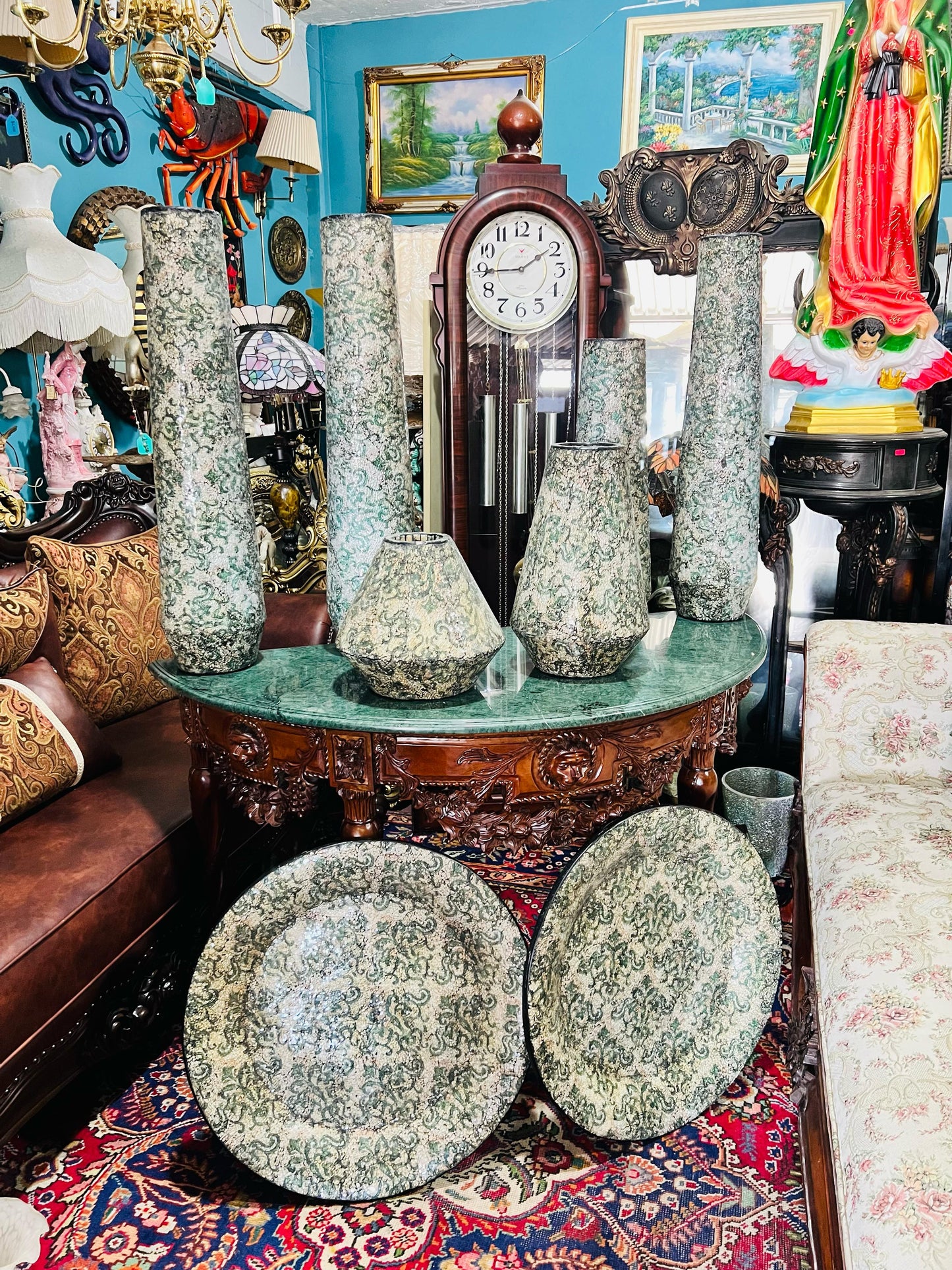 🏺✨ Exclusive Set of Decorative Glass Pieces: Elegance and Versatility ✨🏺