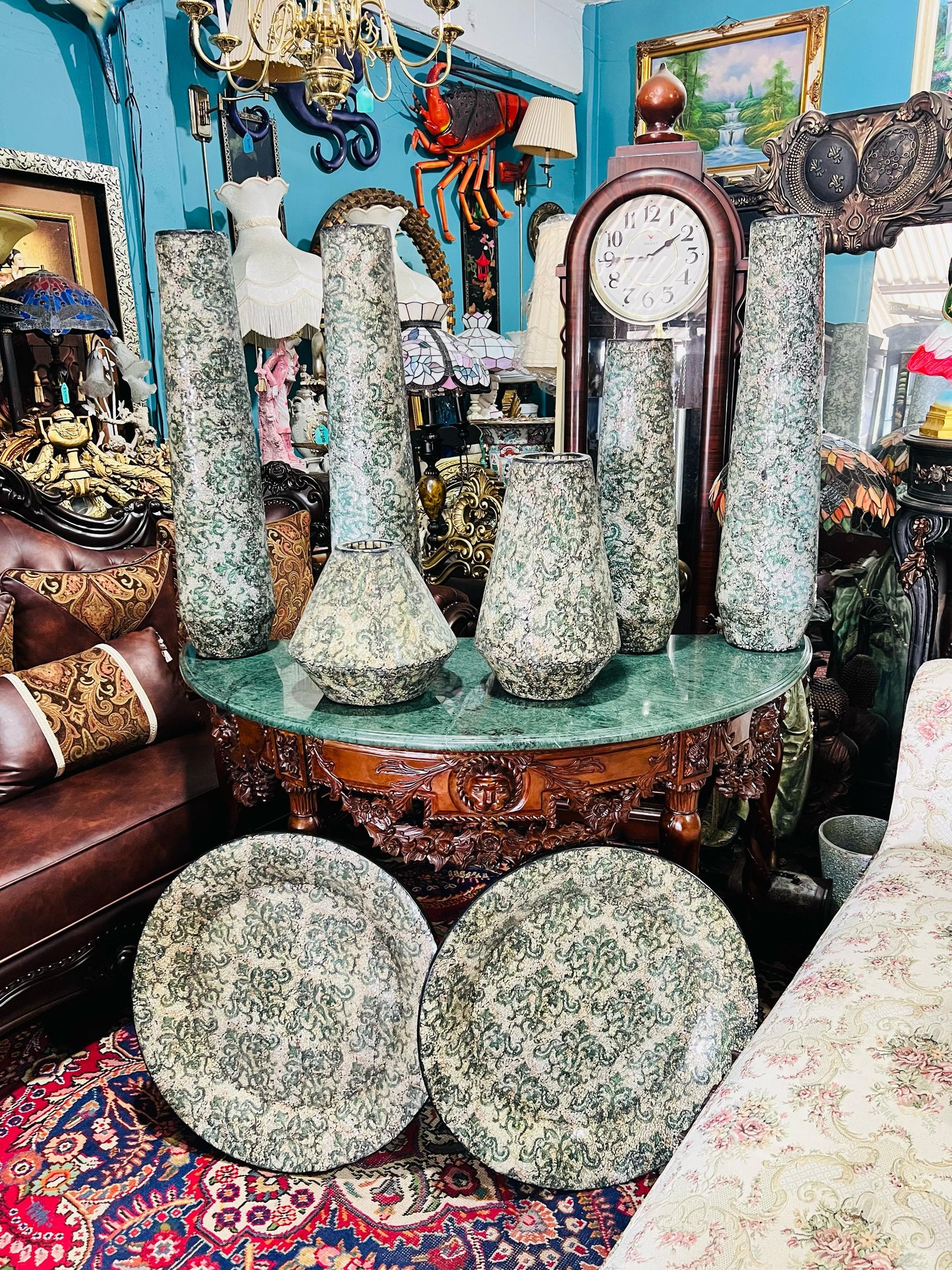 🏺✨ Exclusive Set of Decorative Glass Pieces: Elegance and Versatility ✨🏺