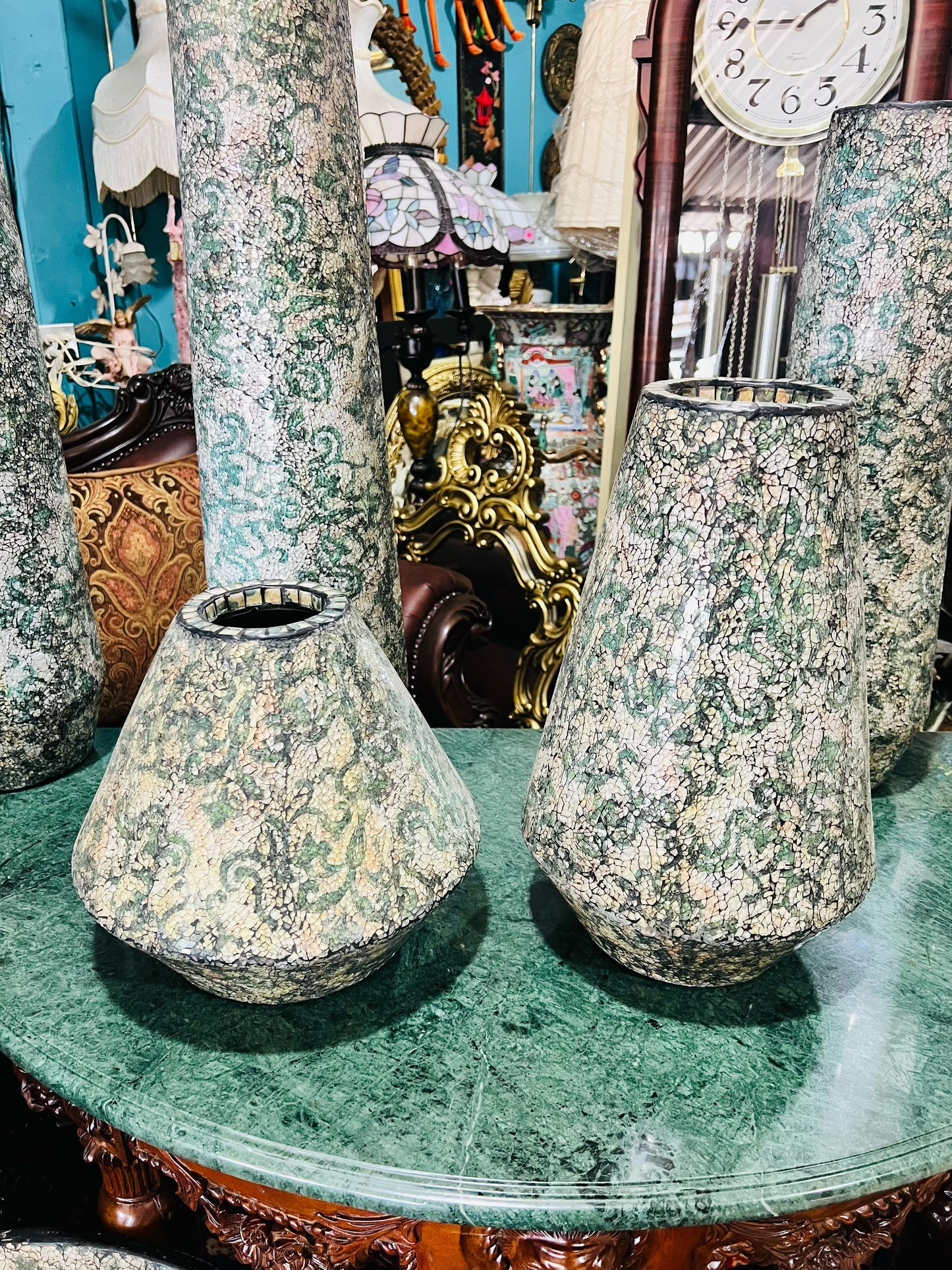 🏺✨ Exclusive Set of Decorative Glass Pieces: Elegance and Versatility ✨🏺