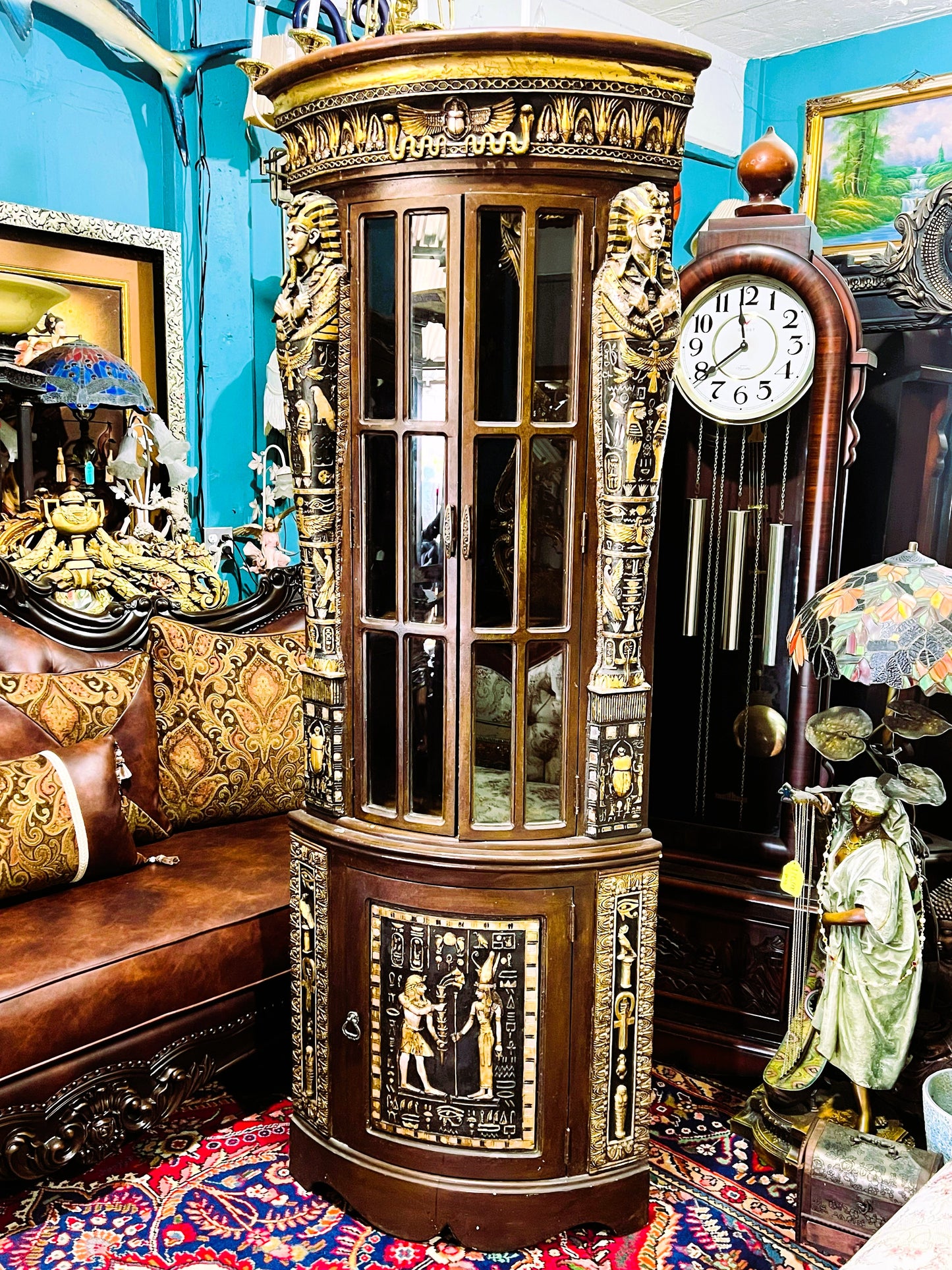 🔱Bronze Sculpture "Jeune Harpiste Arabique" by Louis Hottot - A Masterpiece for Sale🔱