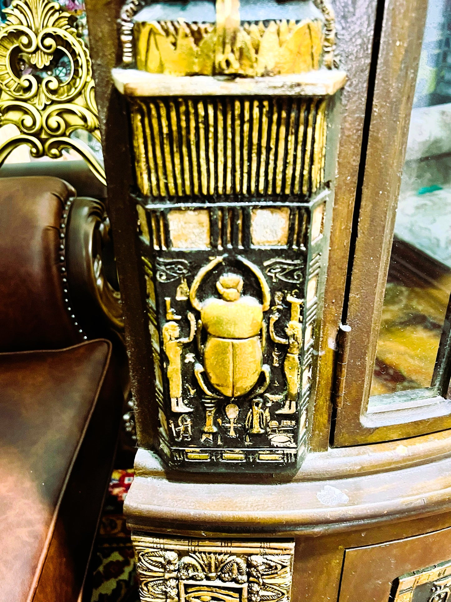 🔱Bronze Sculpture "Jeune Harpiste Arabique" by Louis Hottot - A Masterpiece for Sale🔱