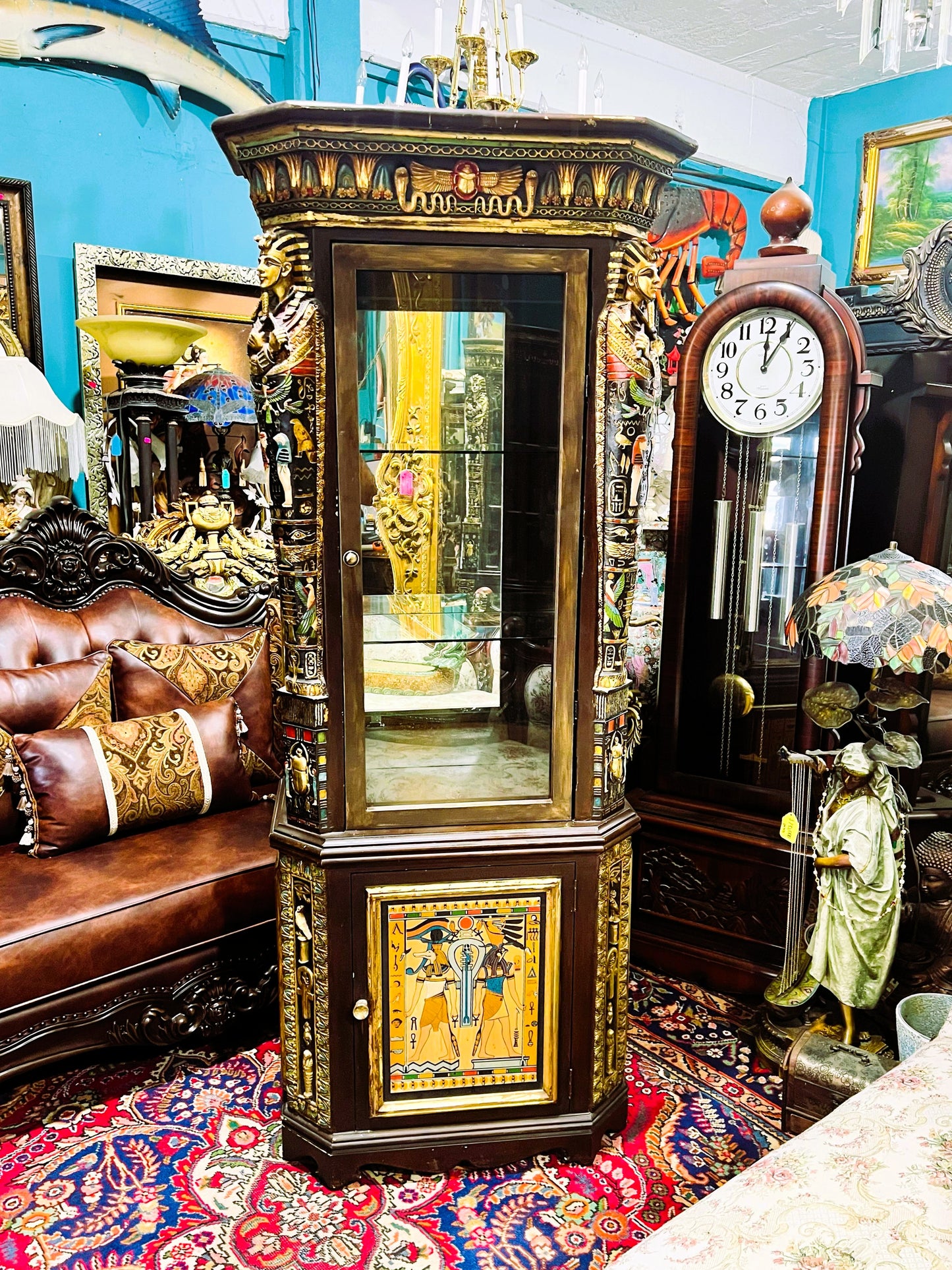 🔱Bronze Sculpture "Jeune Harpiste Arabique" by Louis Hottot - A Masterpiece for Sale🔱