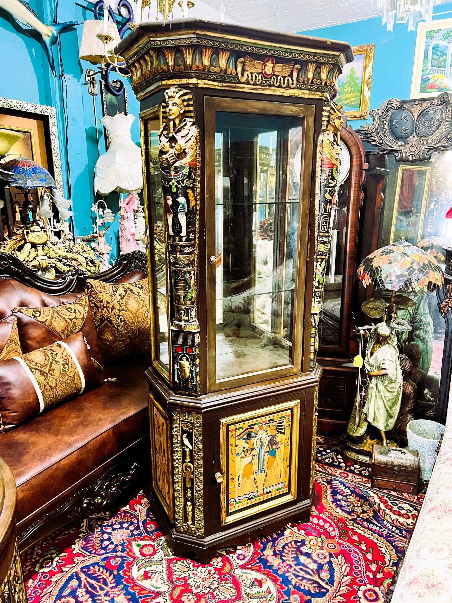 🔱Bronze Sculpture "Jeune Harpiste Arabique" by Louis Hottot - A Masterpiece for Sale🔱