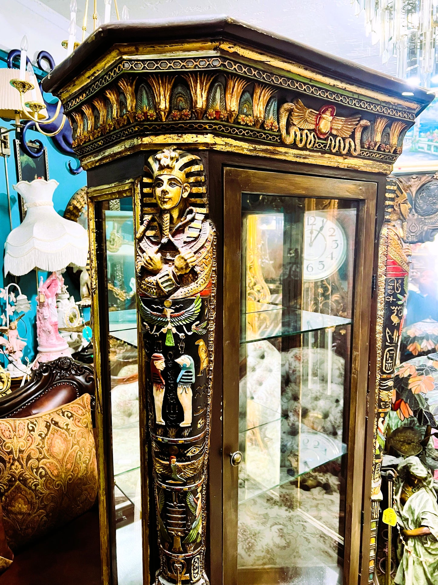 🔱Bronze Sculpture "Jeune Harpiste Arabique" by Louis Hottot - A Masterpiece for Sale🔱