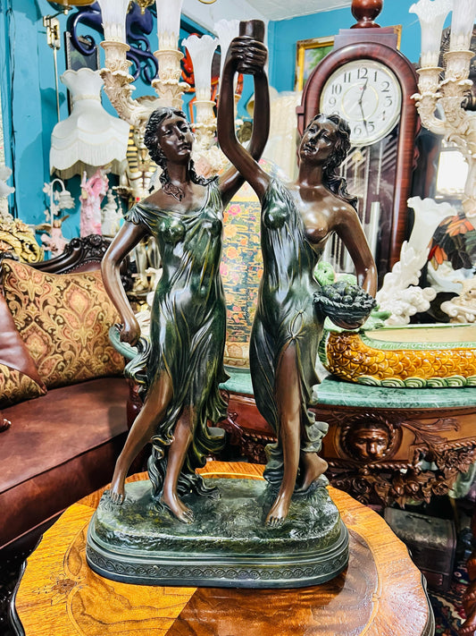 🦅 Bronze Sculpture of an Eagle in Flight with a Globe for Sale 🦅